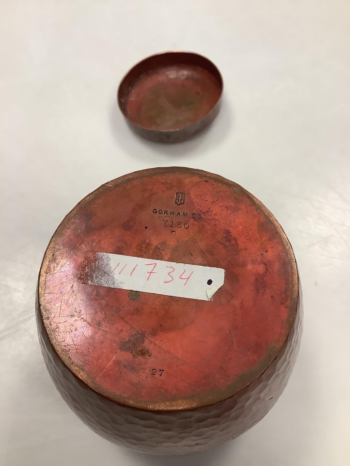 Gorham Mixed Metal on Copper Japonesque Ginger / Tea Box