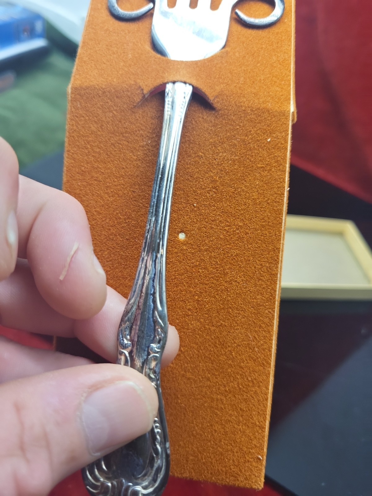 The Diet Fork – Christopher’s Hand 1977 William Rogers Silver Plate Mexico