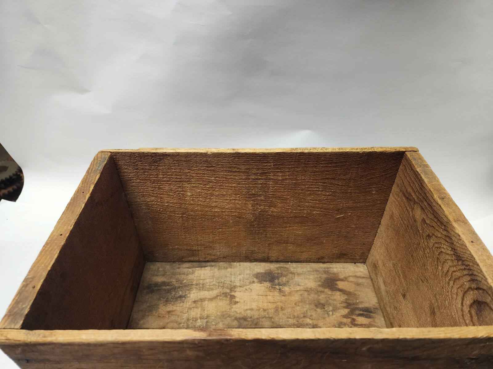 Antique American Eagle XL Grade Wood Ammo Box 500 12 GA