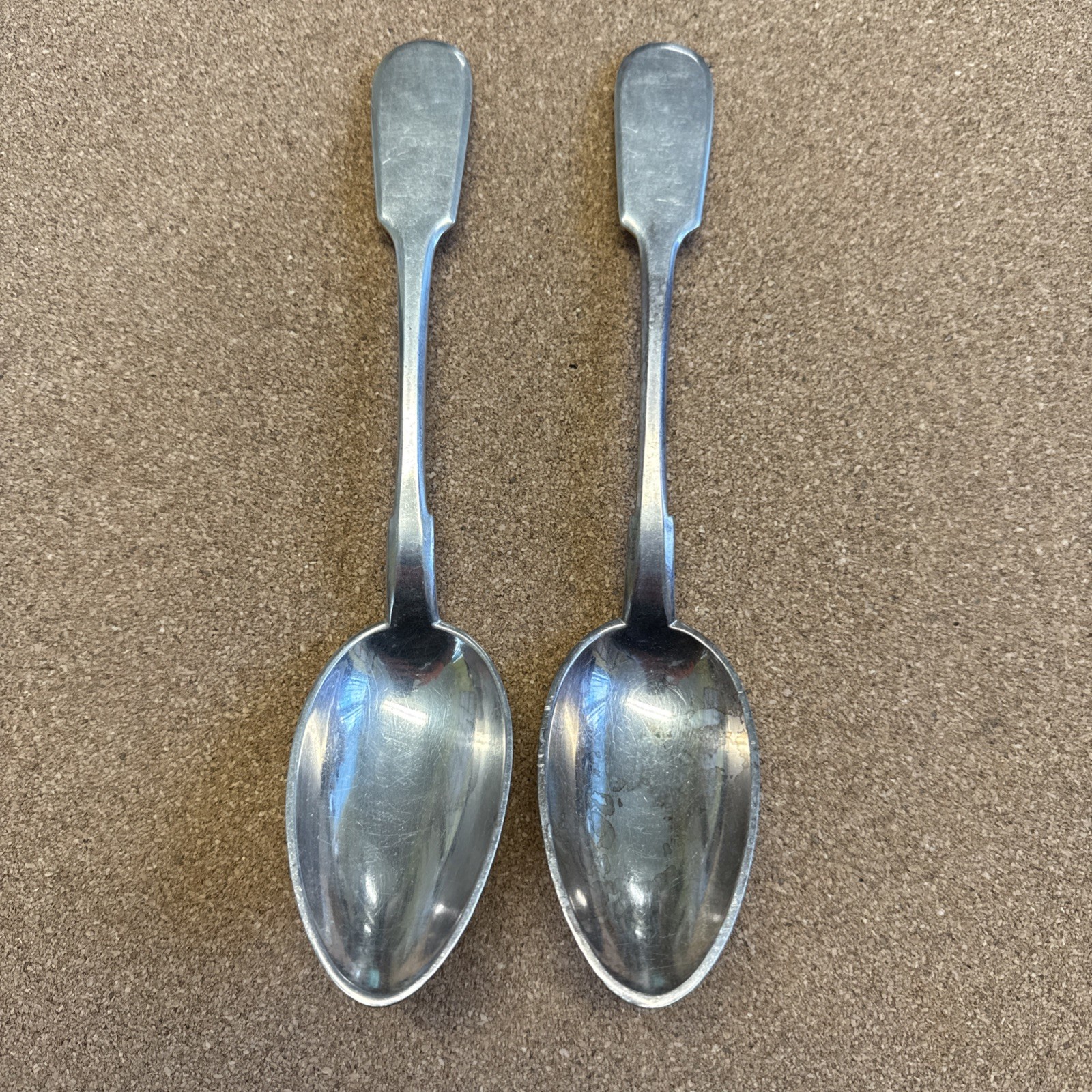 GALW N FRAGET Silver Plated Serving Spoons Poland Hallmarked Flatware