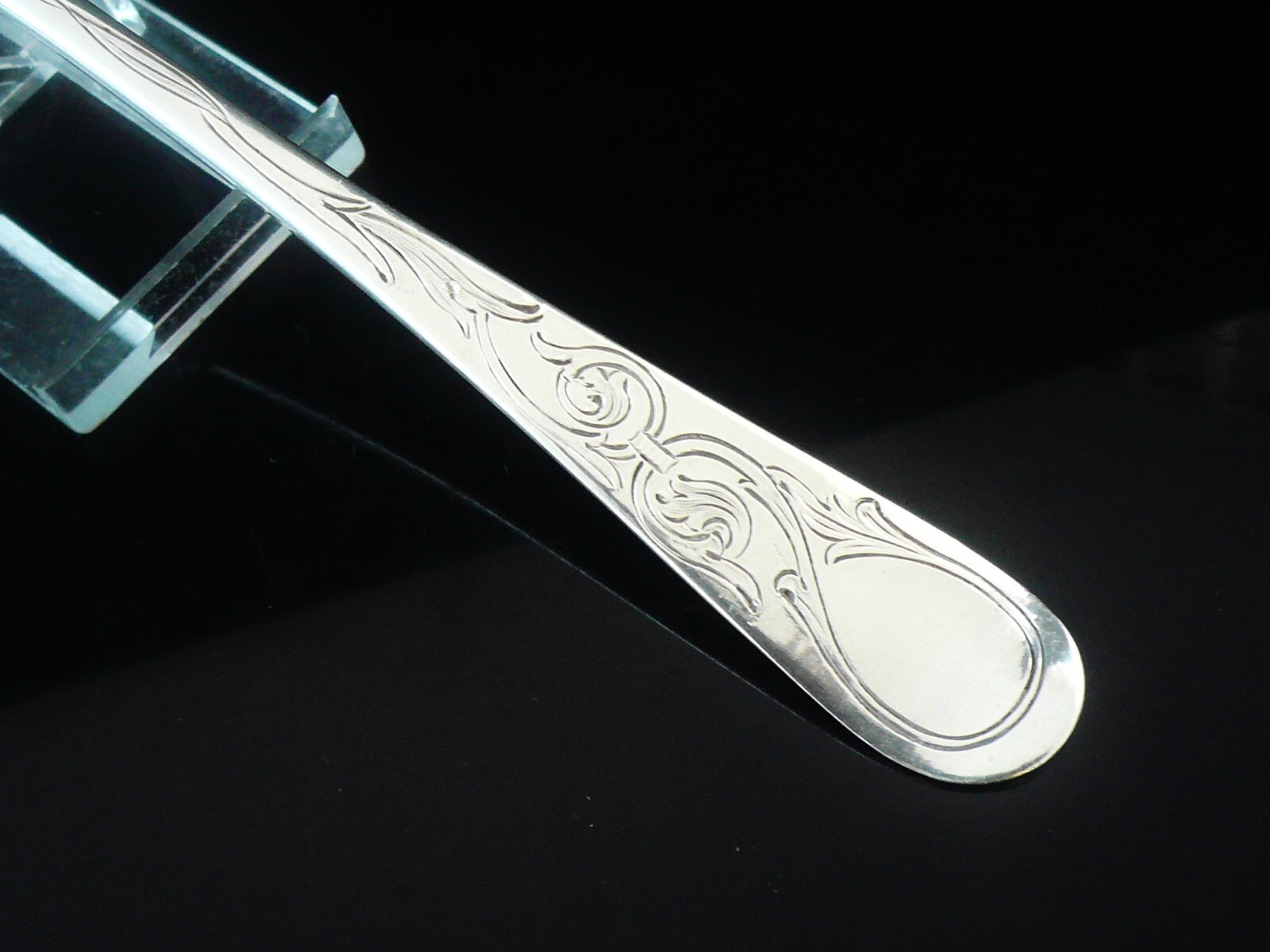 Scottish Provincial Large Silver Berry Spoon, James Erskine, ABERDEEN c.1800
