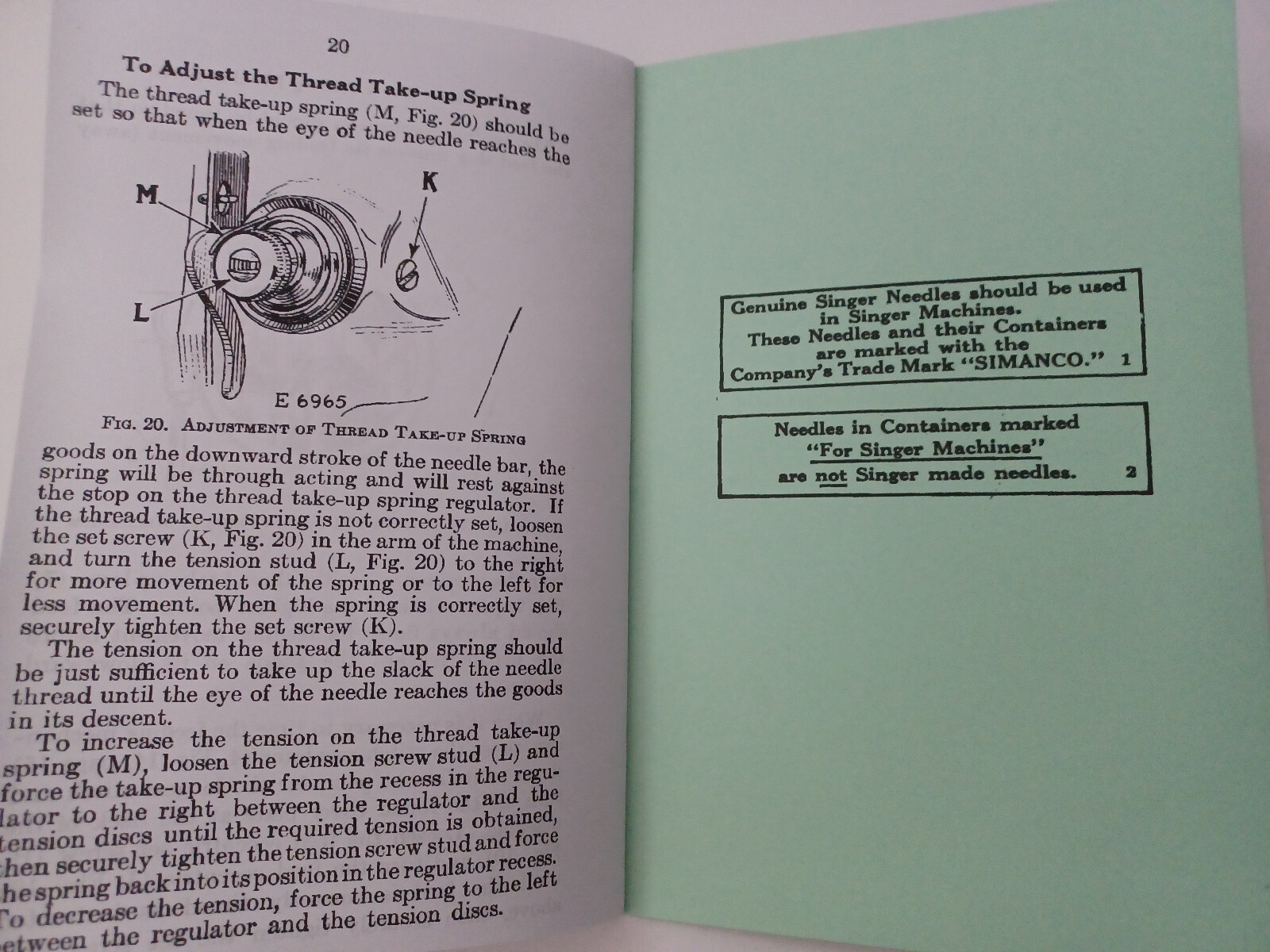 Singer 31-15 Sewing Machine Instruction Manual Reproduction (1935 Ver.)