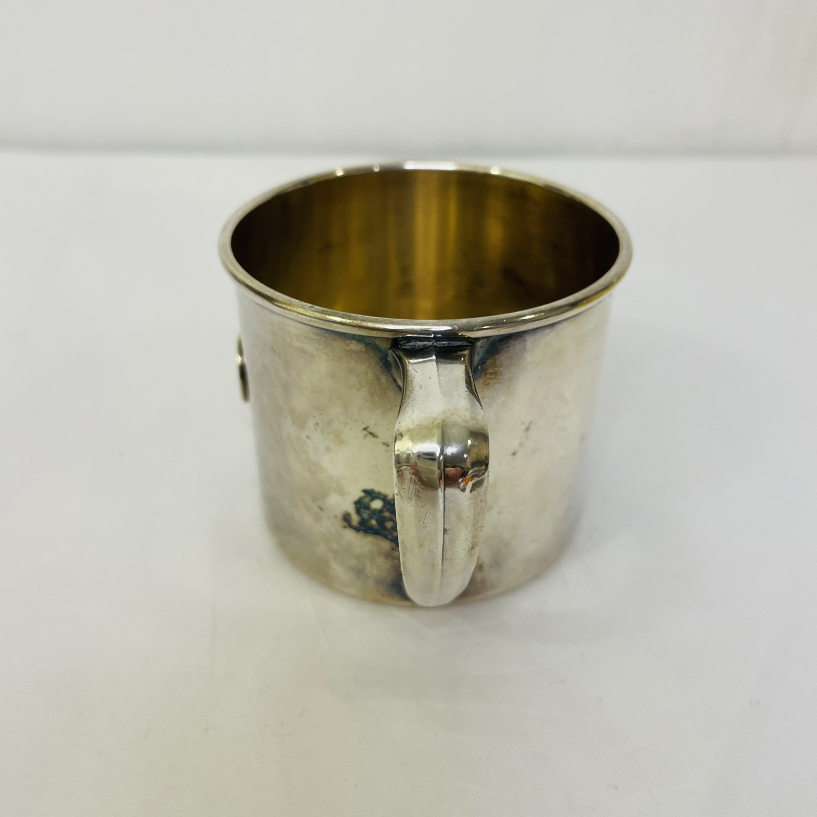 Oneida Community Libra Zodiac or Future Lawyer Silver Baby Christening Cup MCM