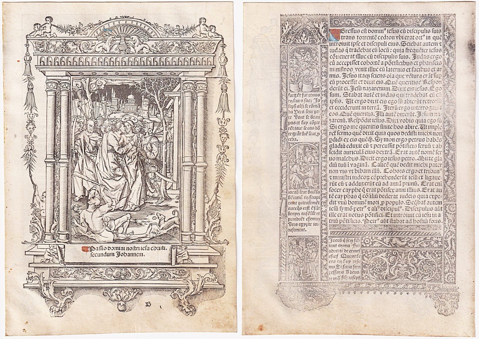 Hours Book Of Hours Incunable Passion Of Christ Paris Simon Vostre 1501