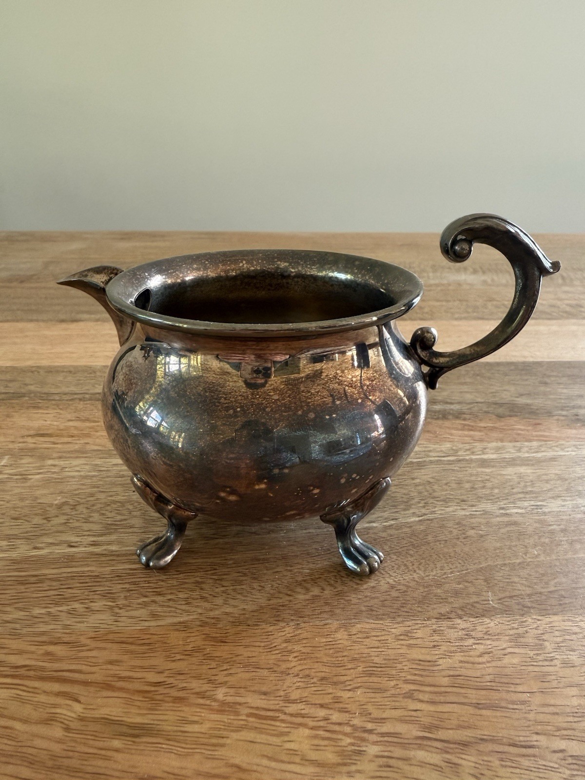 Vintage Silver Plate EPCA Bristol Silver By Poole 110 Creamer Pot