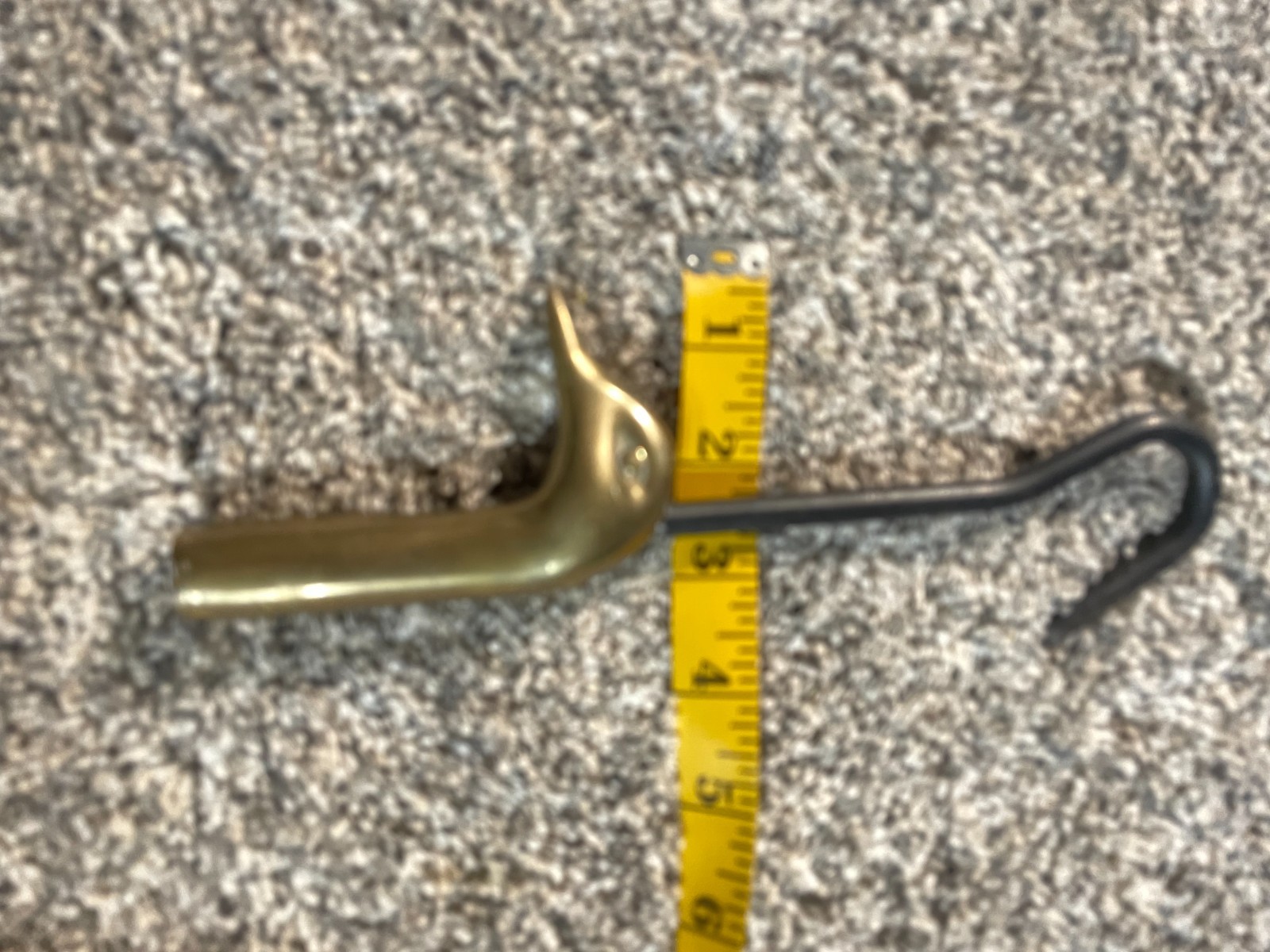 Brass Duck Head Flue Damper Pull Hook 9″ Custom decor inc