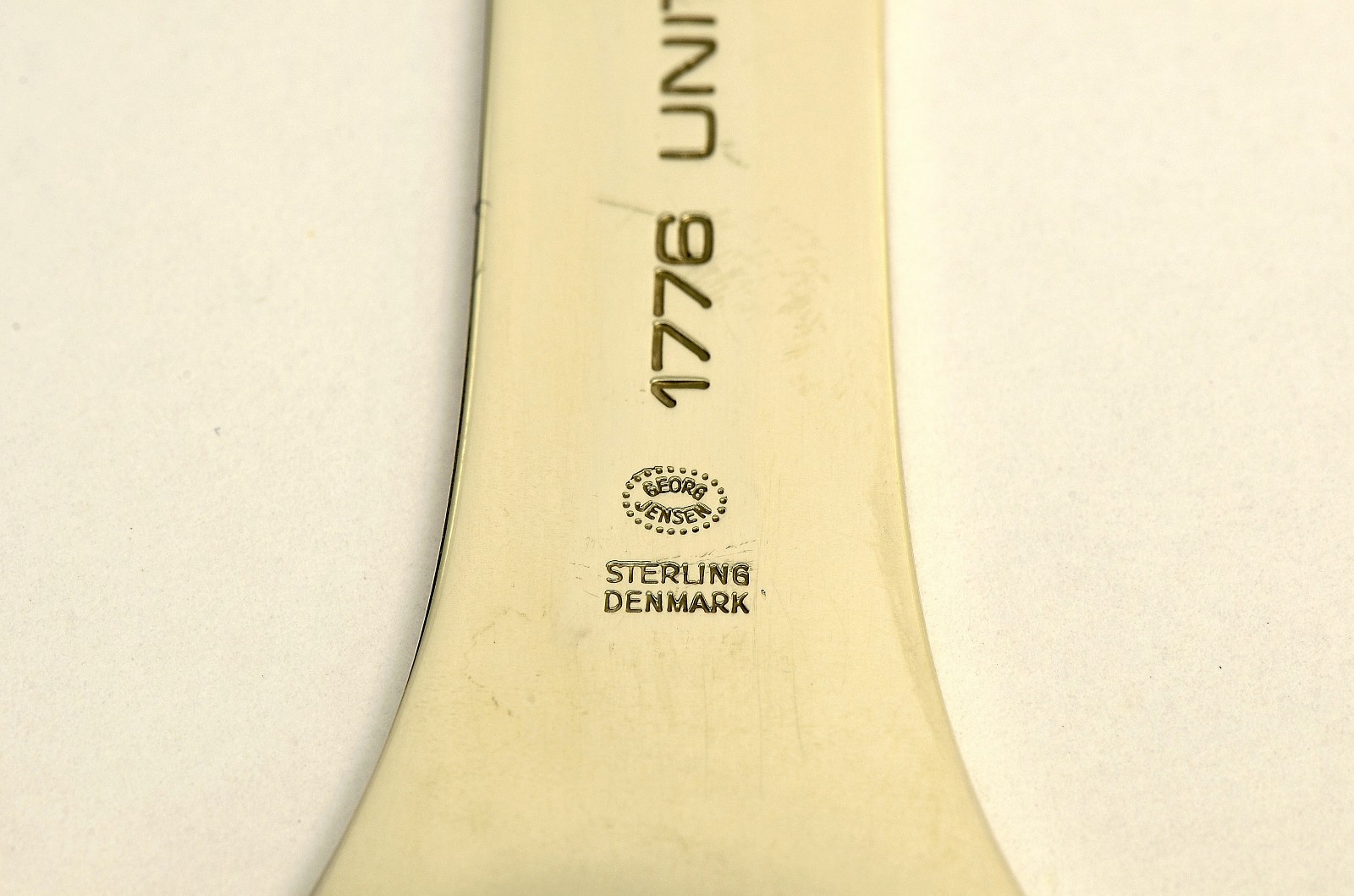 Georg Jensen Sterling Silver 1776 1976 American Bicentennial Revolution Spoon