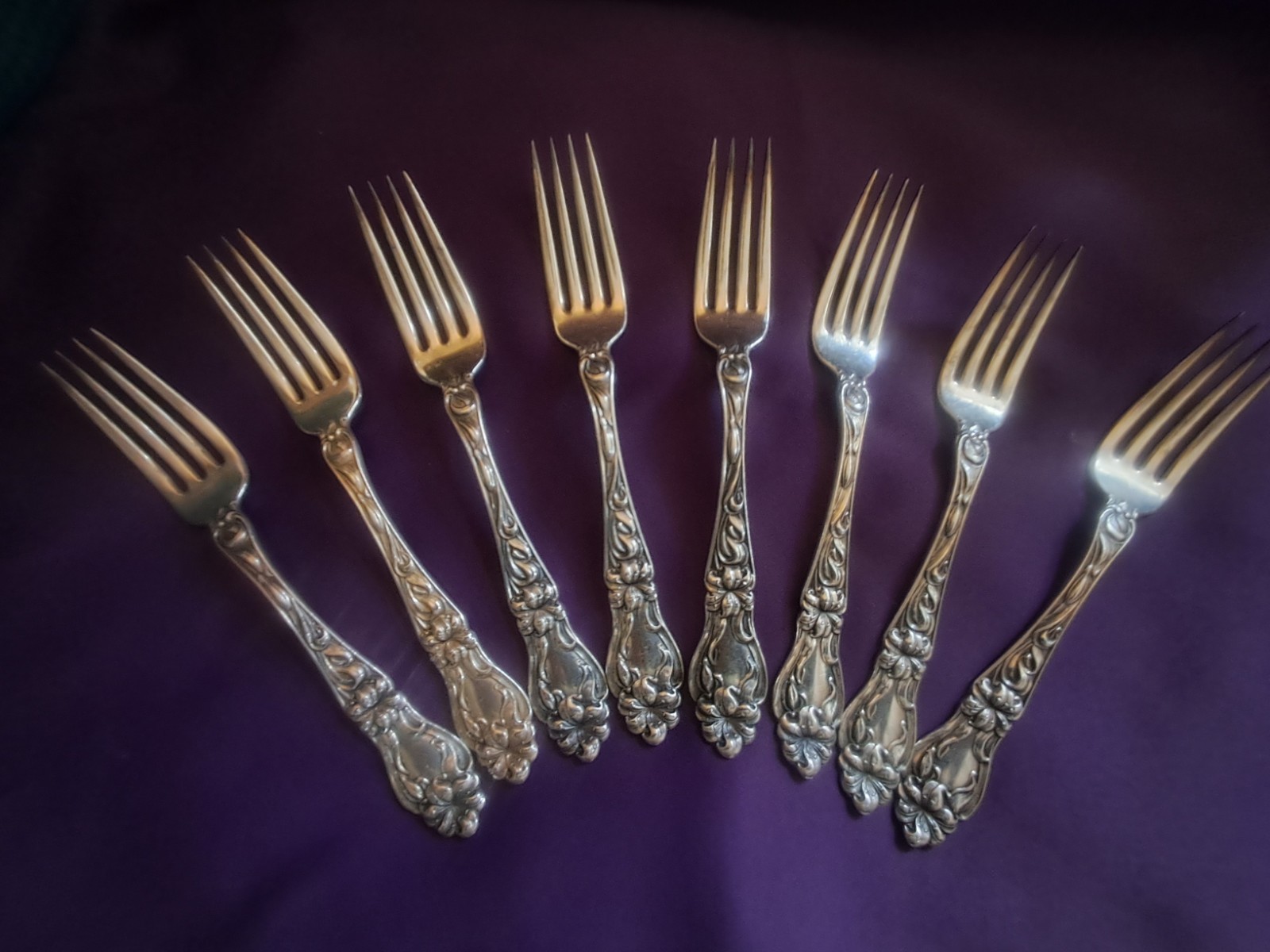 Frank M Whiting Sterling Flatware Set 65 Pc