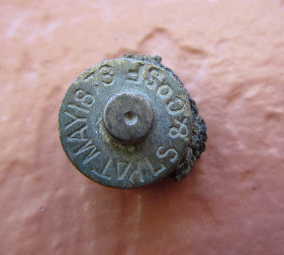 PAT May 1873 Levi Strauss & CO San Francisco Blue Jeans copper rivet w/ DENIM!