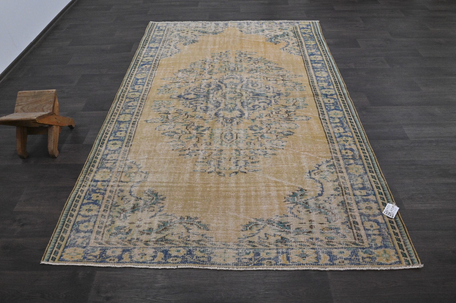 Oushak Turkish Vintage Rug 5×8 Kilim Rug Anatolian Handmade Boho Decor BEIGE