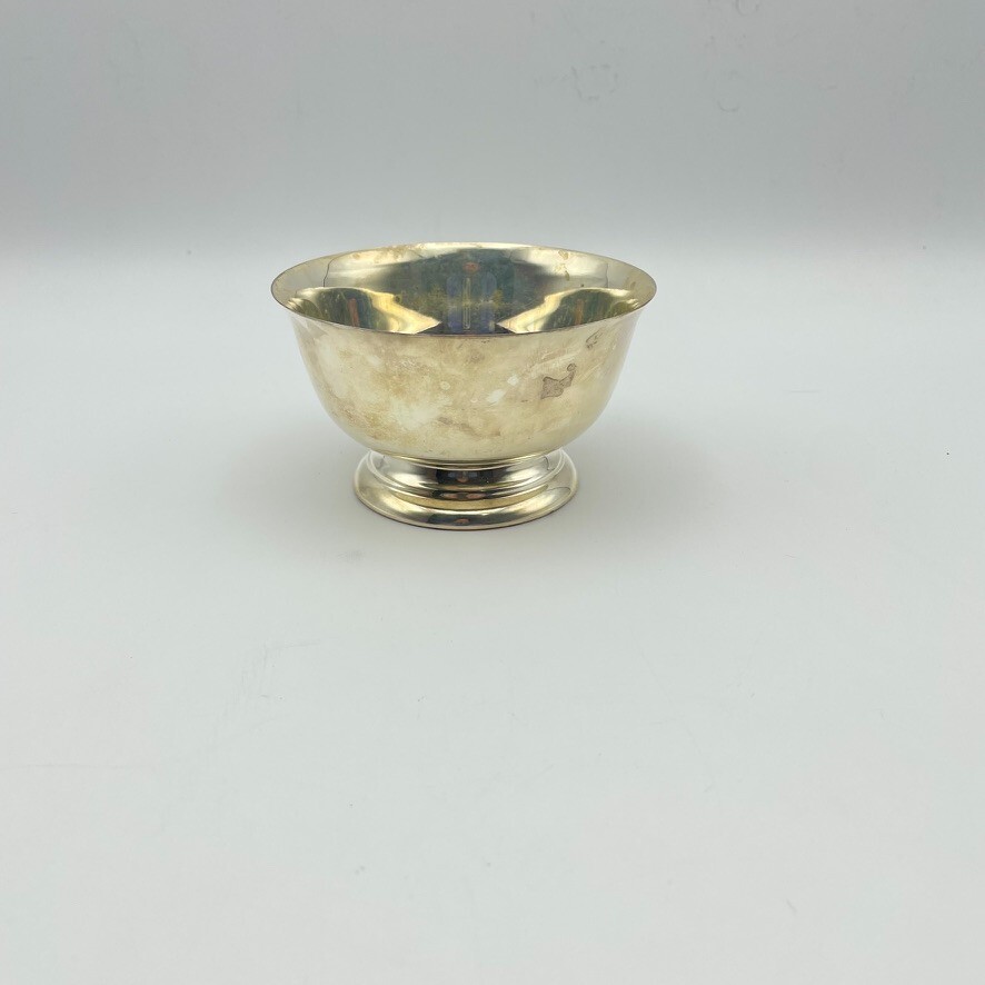 RS Corp Silver-plated Footed Bowl – 4″ W x 2.5″ T