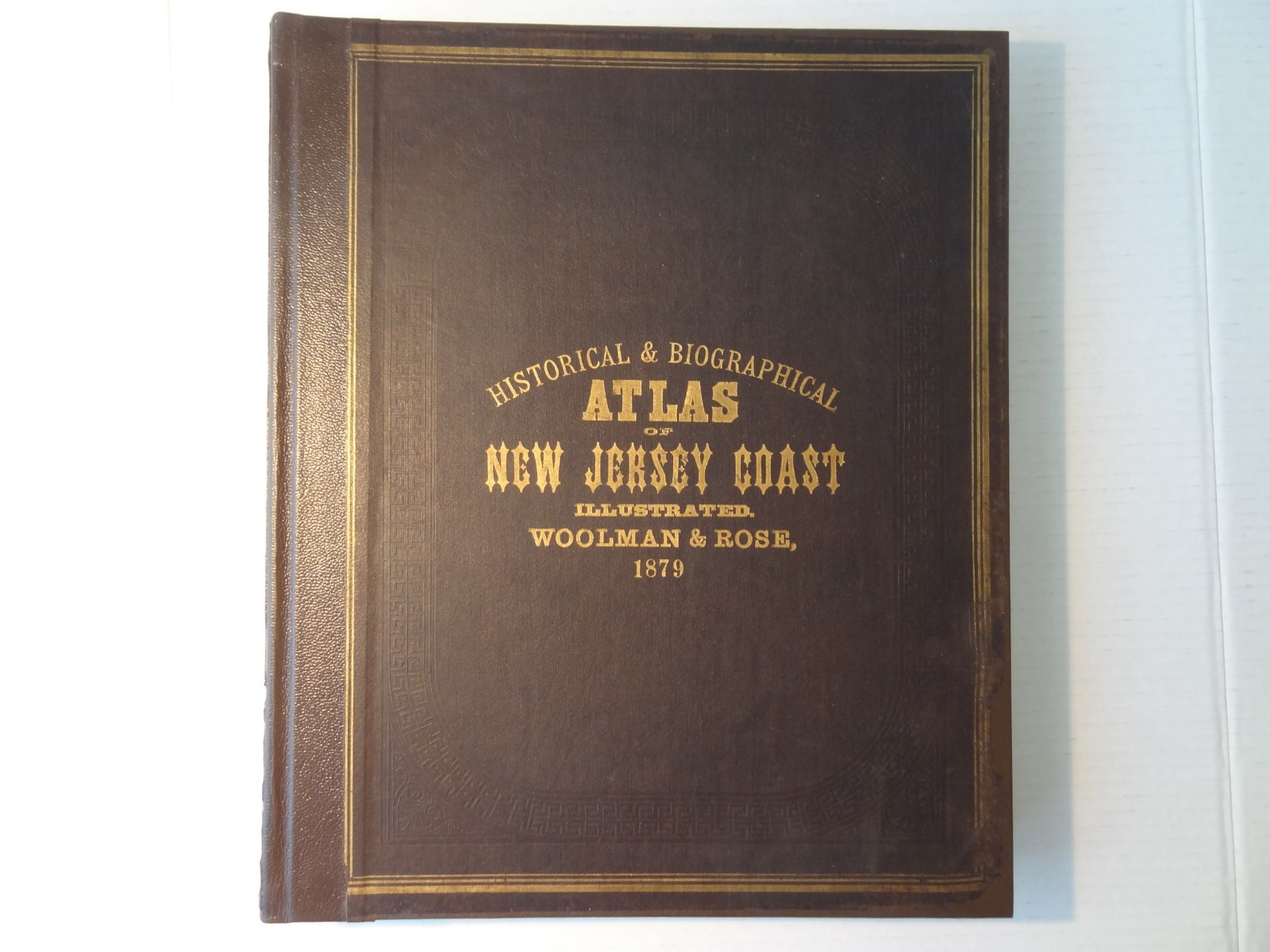 1878 MINT & BEST Atlas of New Jersey Coast 60+ lithograph city views Asbury Park