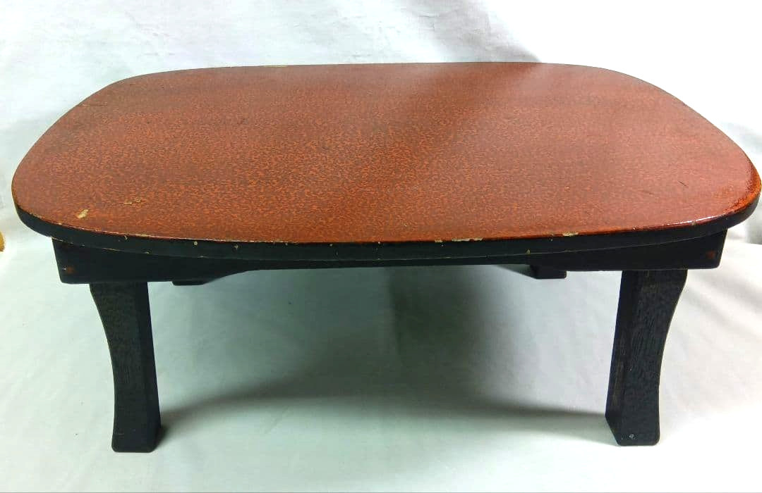 Vintage Japanese Wooden Chabudai Folding Dining Low Table W45×D34.5×H18cm Rare
