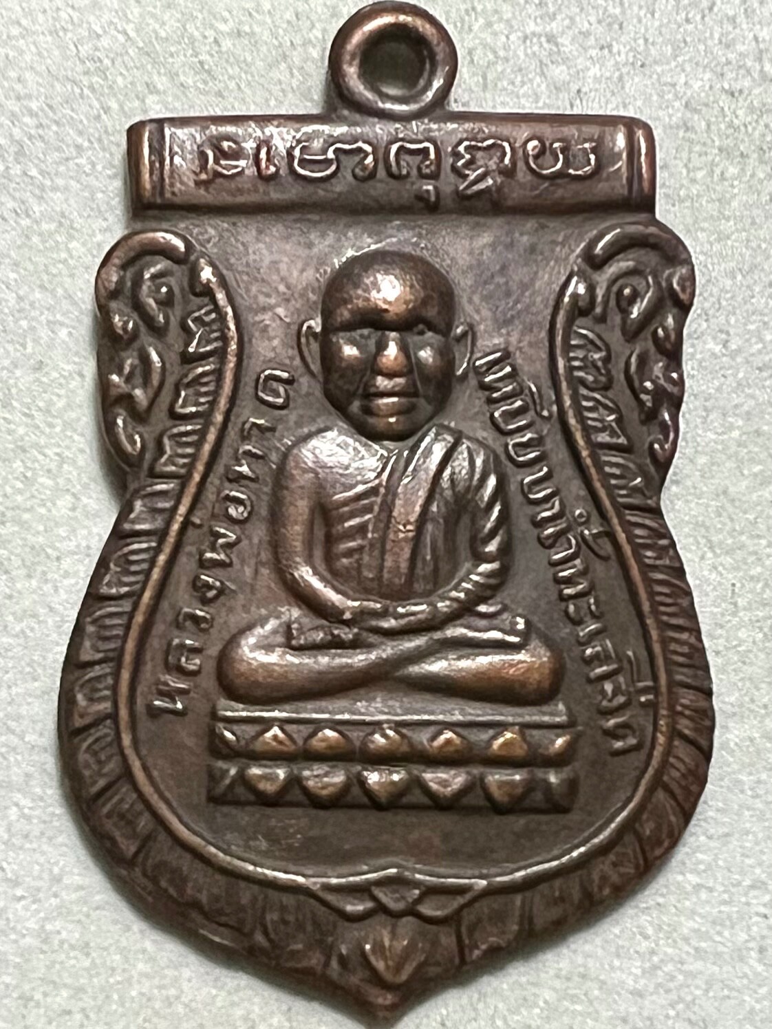 PHRA LP TUAD / TIM RARE OLD THAI BUDDHA AMULET PENDANT MAGIC ANCIENT IDOL#19