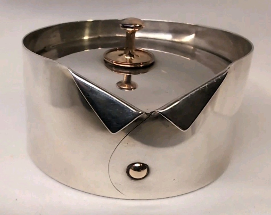 1920’s Sterling Silver Cufflink & Button Trinket Box by Thomae & Son (Cartier)