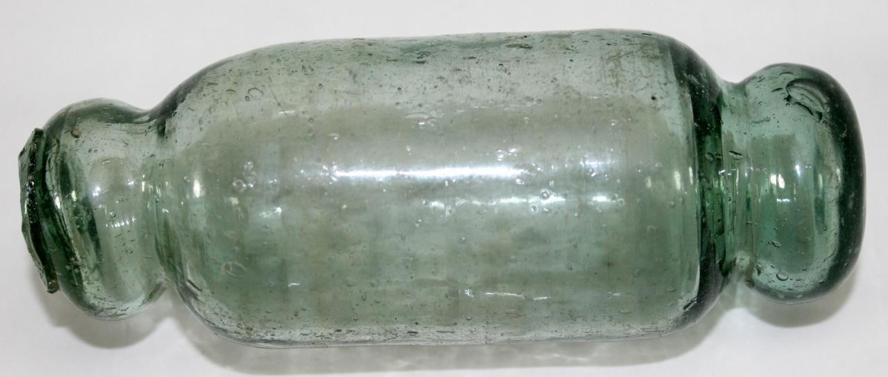 Antique Japanese Glass Fishing Float ~ Roller Torpedo Float Style ~ Samoa Find