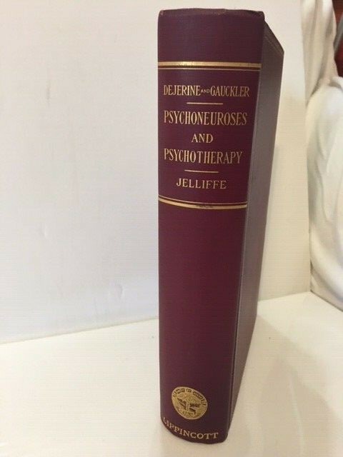 PSYCHONEUROSES AND PSYCHOTHERAPY Rare Antique Medical Book of 1915 1st Edition