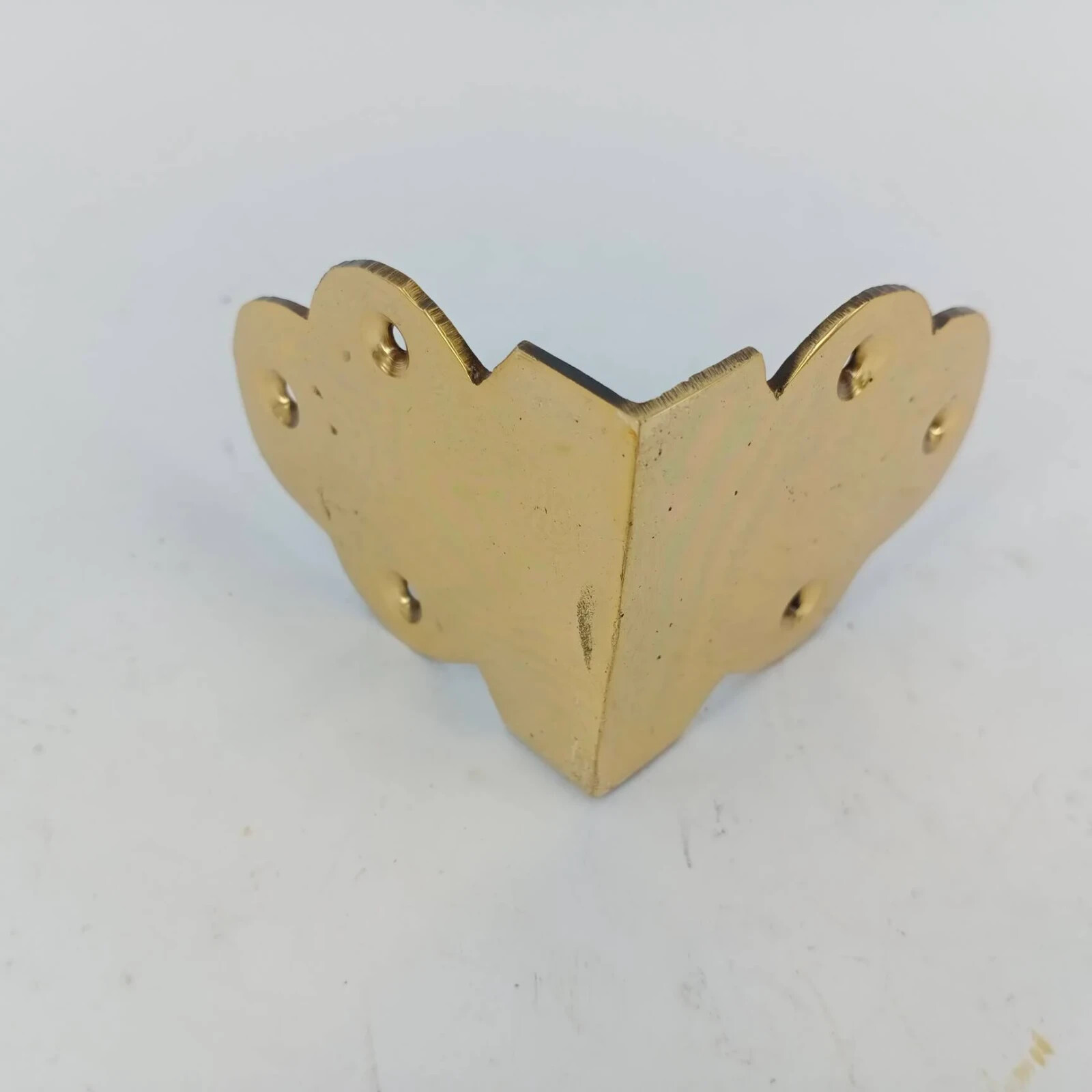 solid brass small 2.1/4″ inch Box Corner Table support bracket angle 6 cm