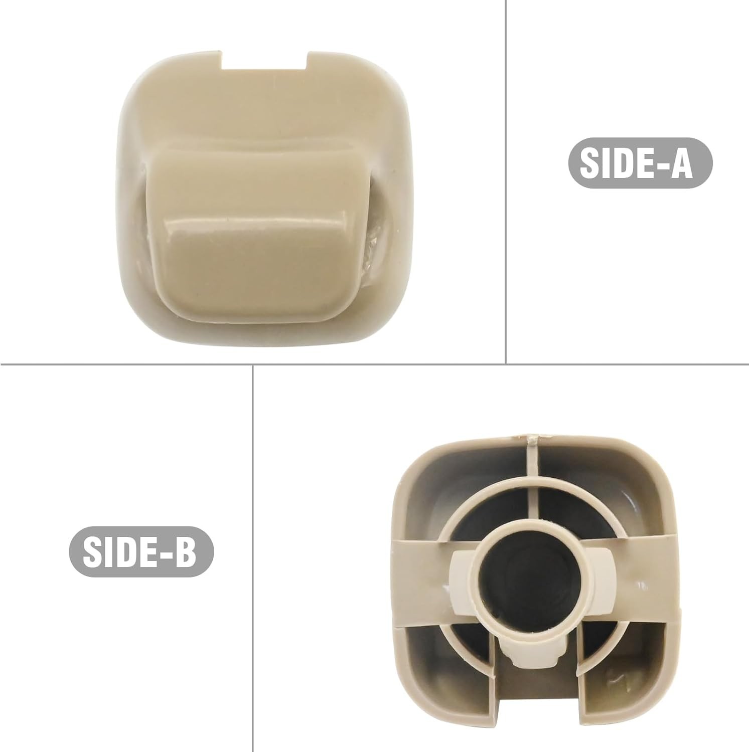 88217S01A01ZA 2Pcs Interior Sun Visor Clip Replacement for Honda Civic 1996-2014