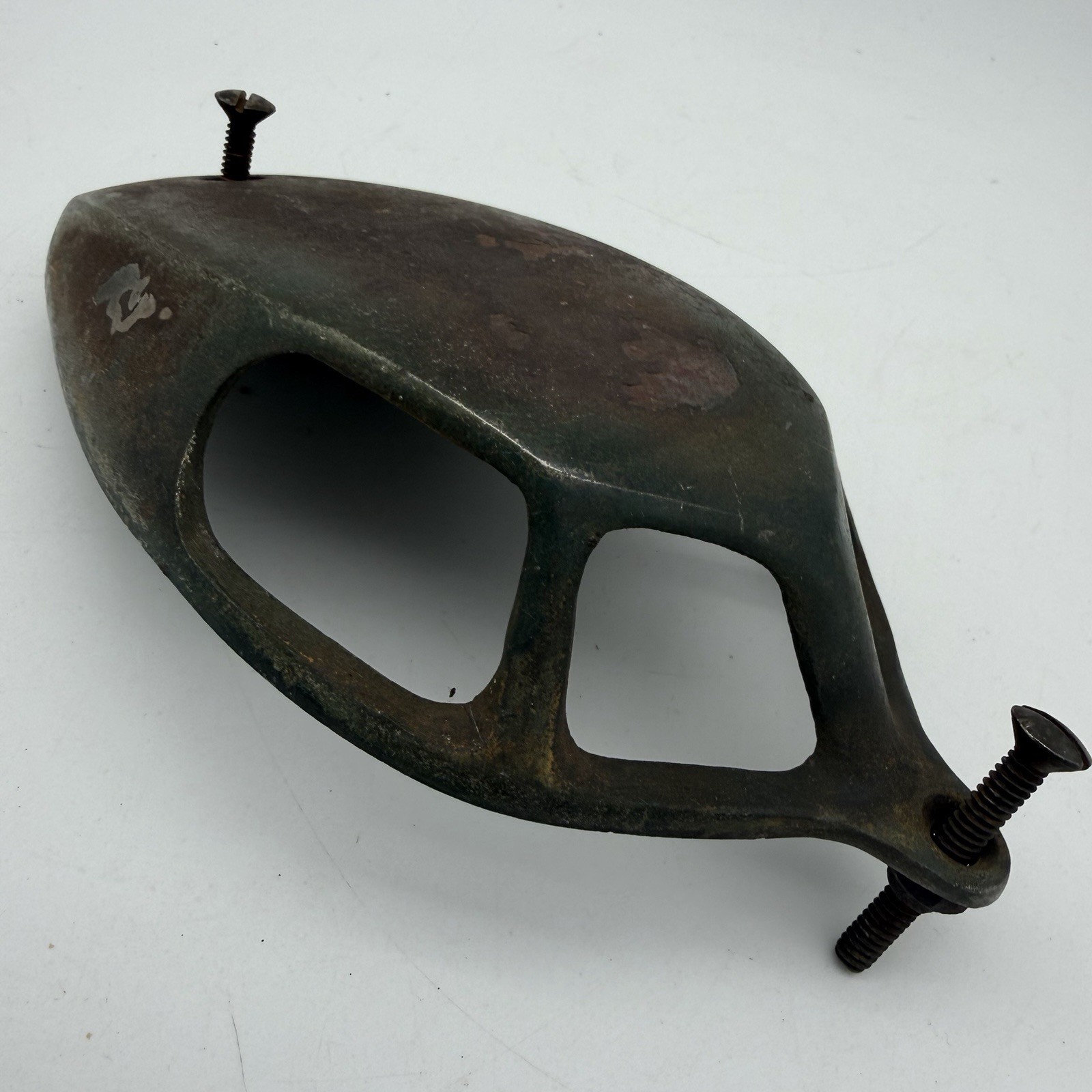 Vintage Metal Boat Bow Light Cover Housing Bronze/Brass Nautical MarineNicson166