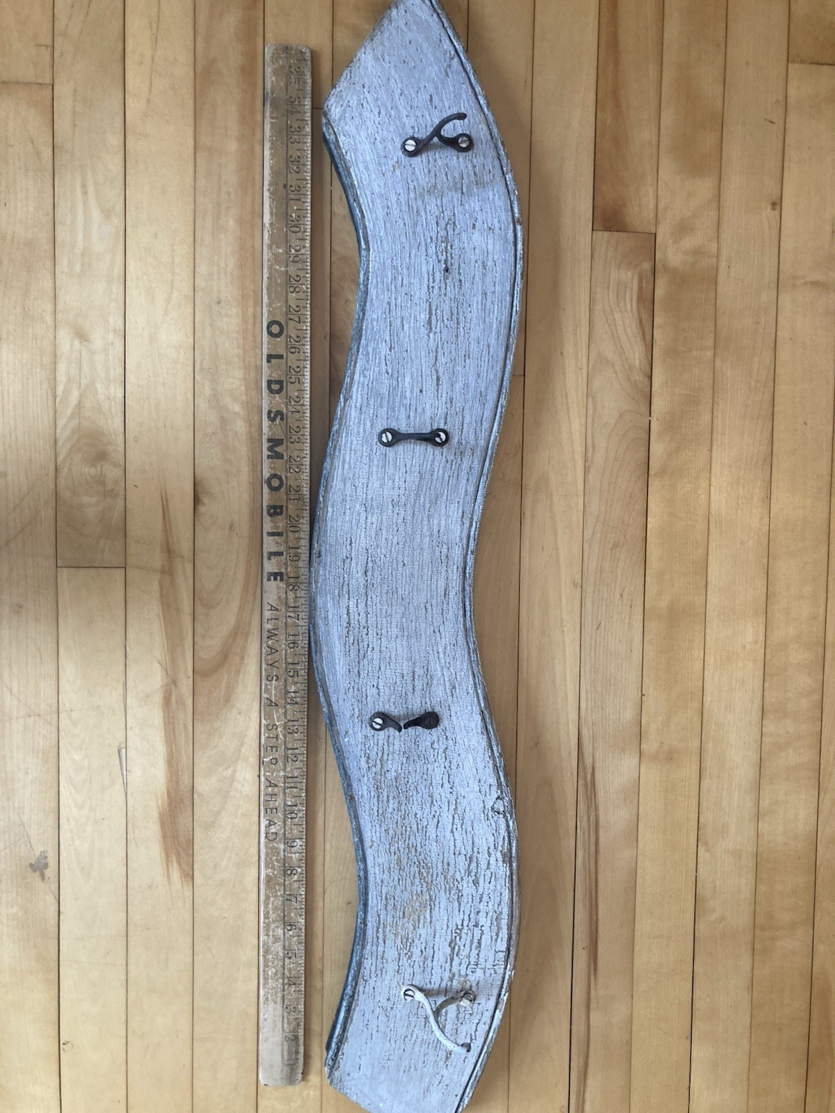 AS IS! Antique Vintage Hand Made hanging rack old paint reclaimed wood