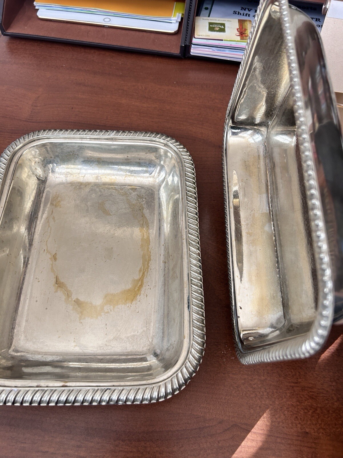 Silver Plated Lidded Rectangular Entree Dish – Marked E.P.N.S & 1919