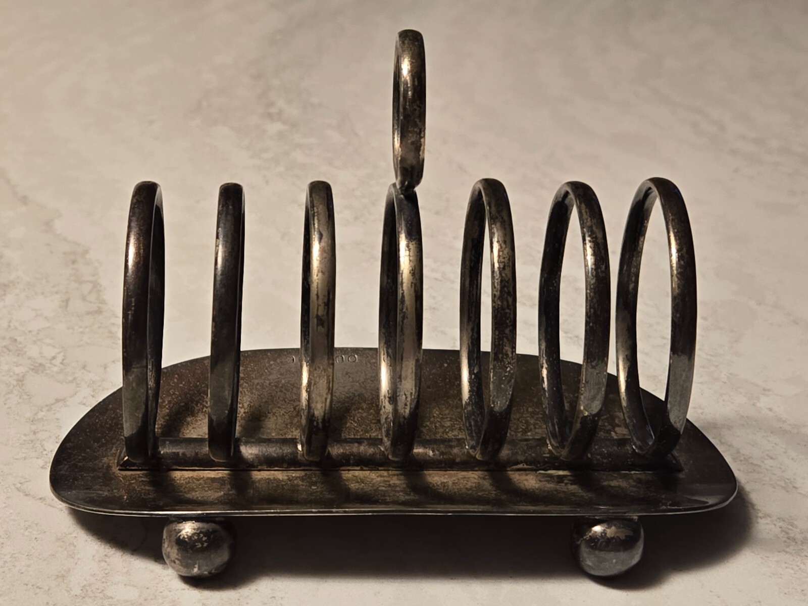 Silverplated Antique Toast or Letter Holder