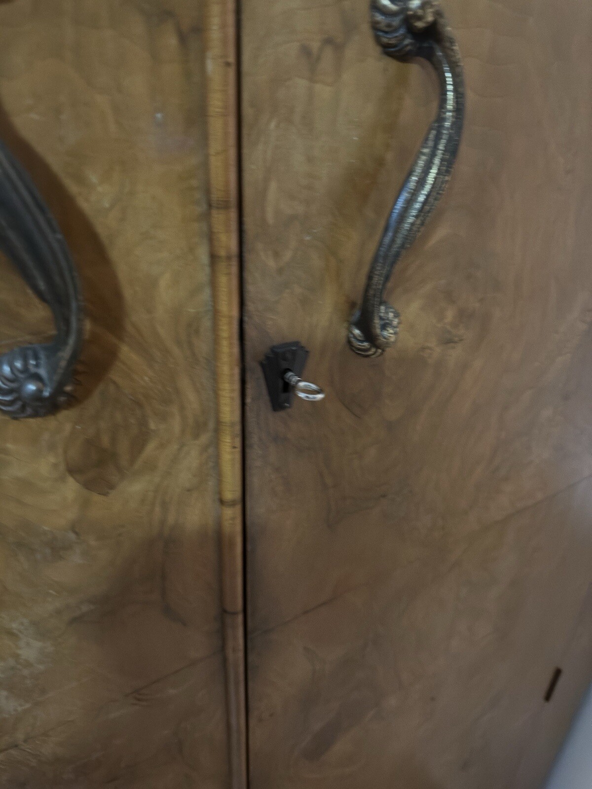 1930’s Burled Maple Armoire