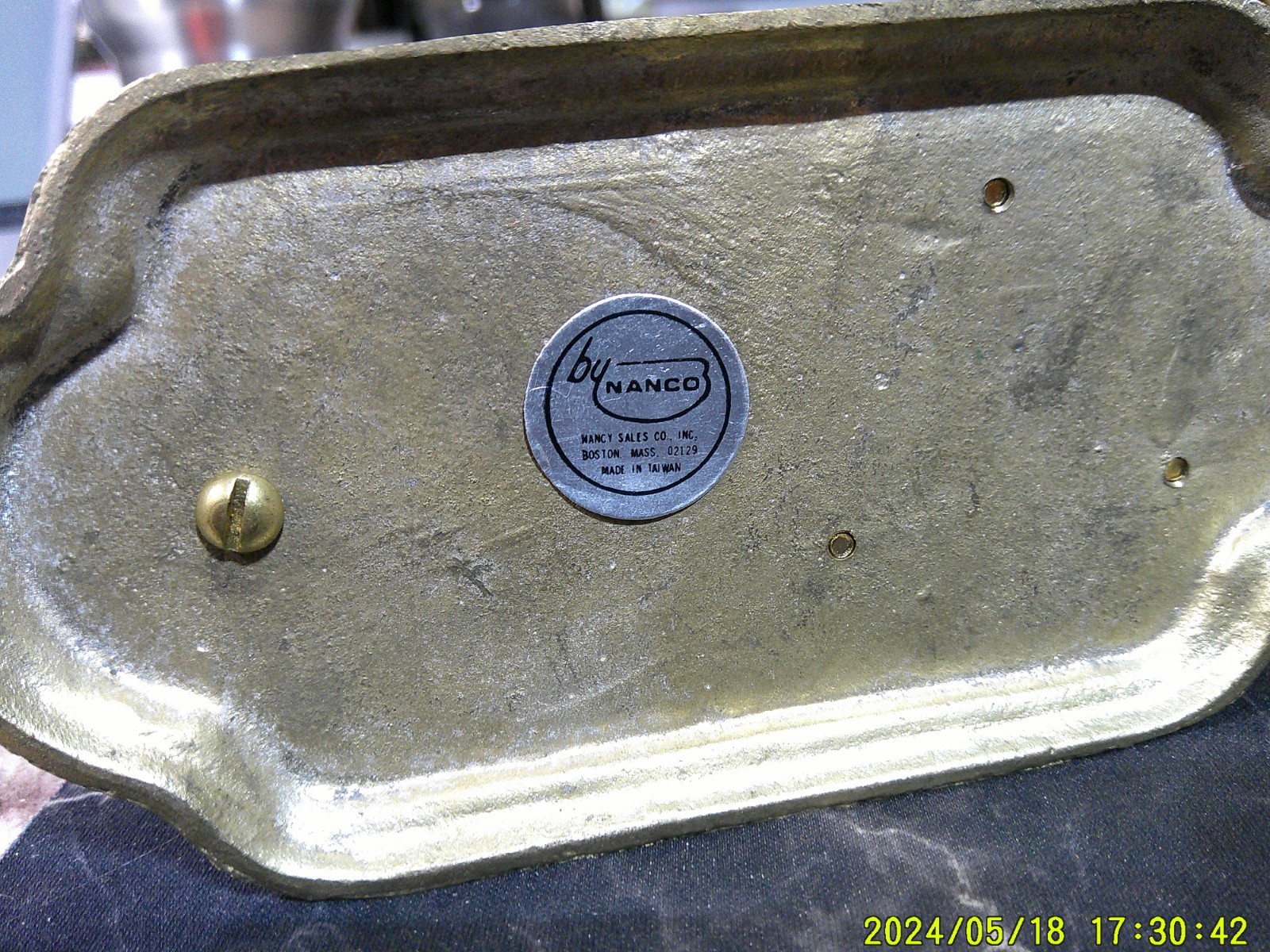 Vintage Brass Ship Engine Order Telegraph Chadburns Nautical Maritime Penholder