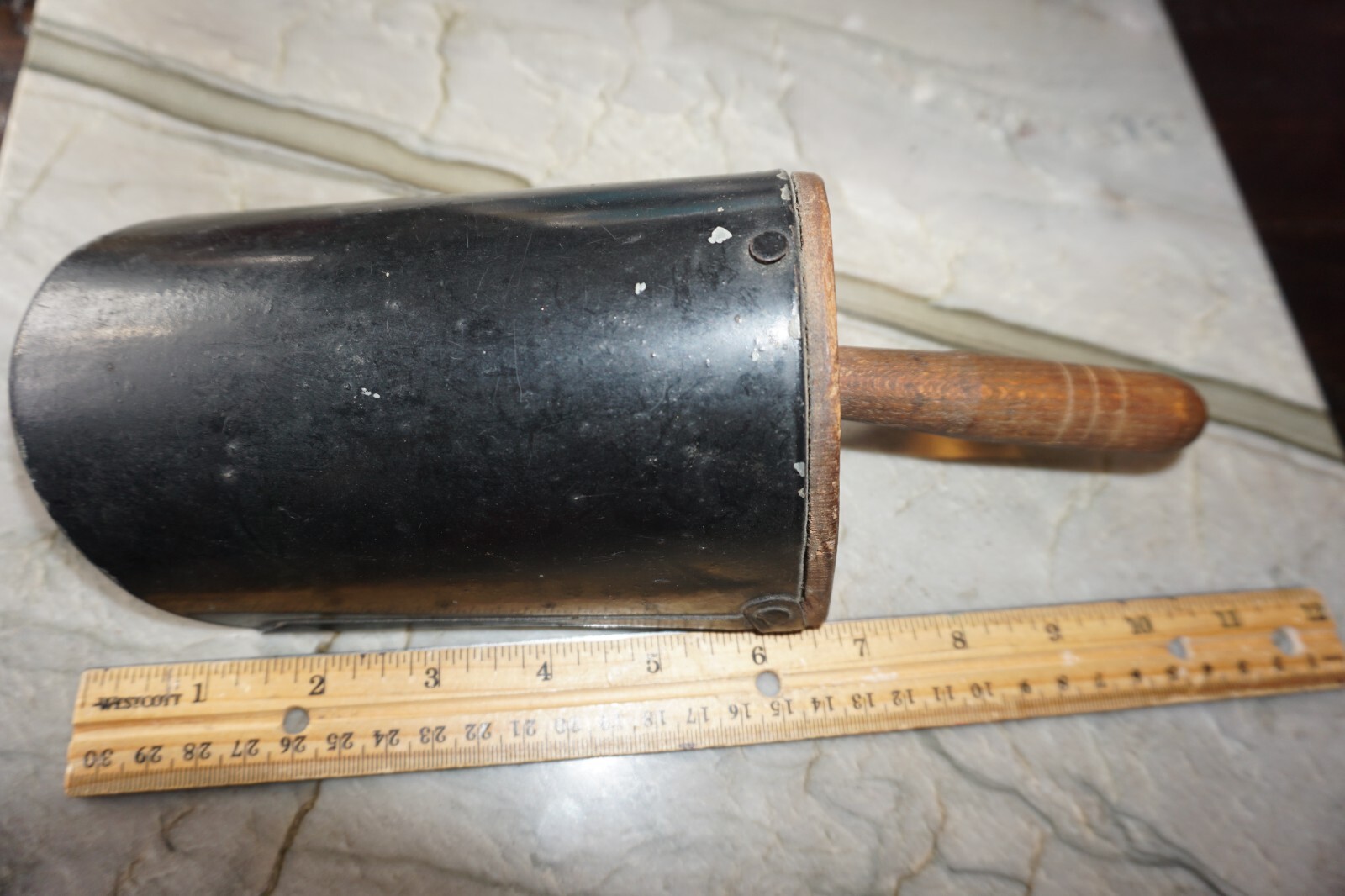 Very Early Vintage Primitive Grain Scoop Excellent Condition & Patina