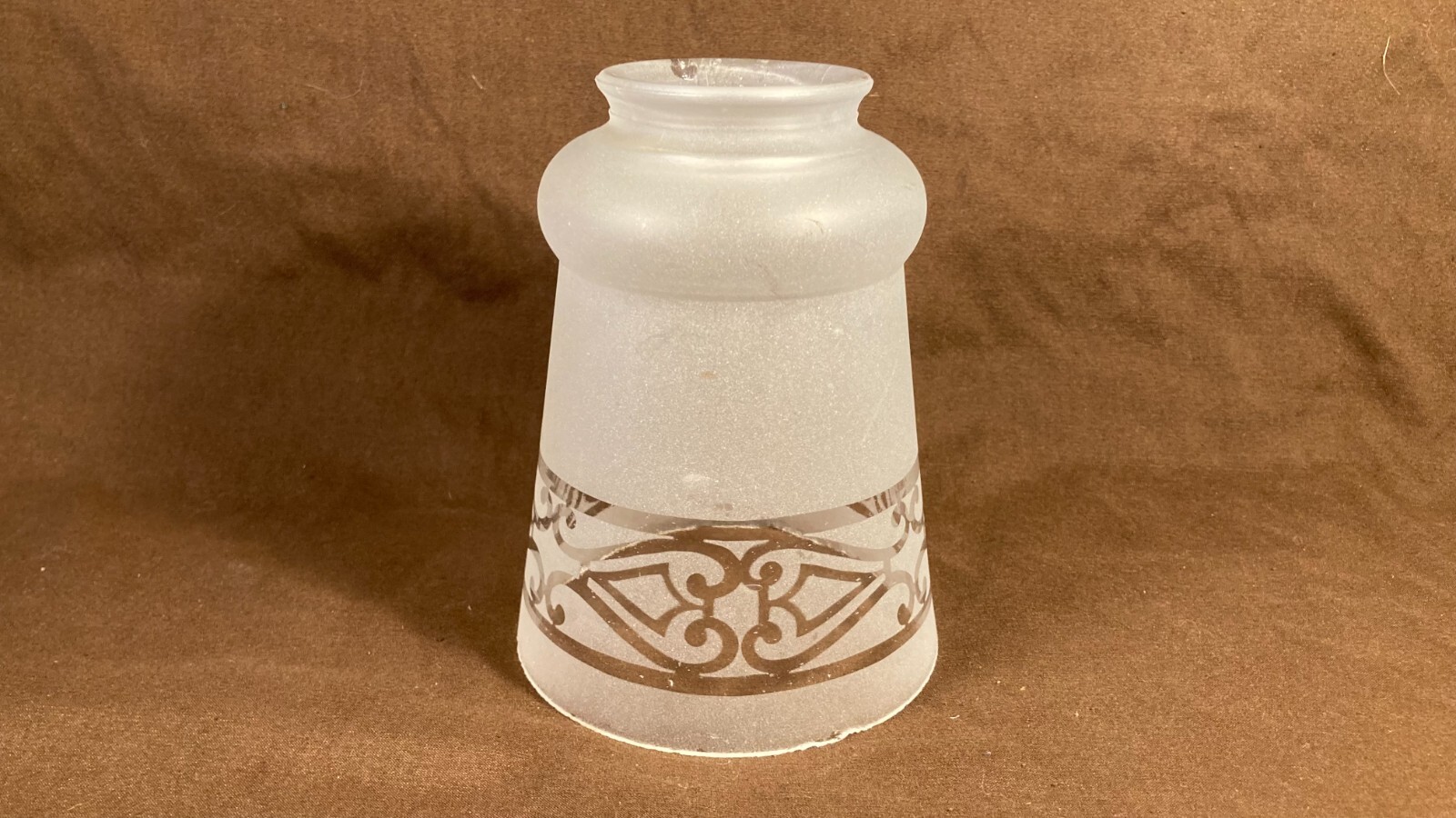 Antique Original Victorian Art Deco Glass Chandelier Light Replacement Shade
