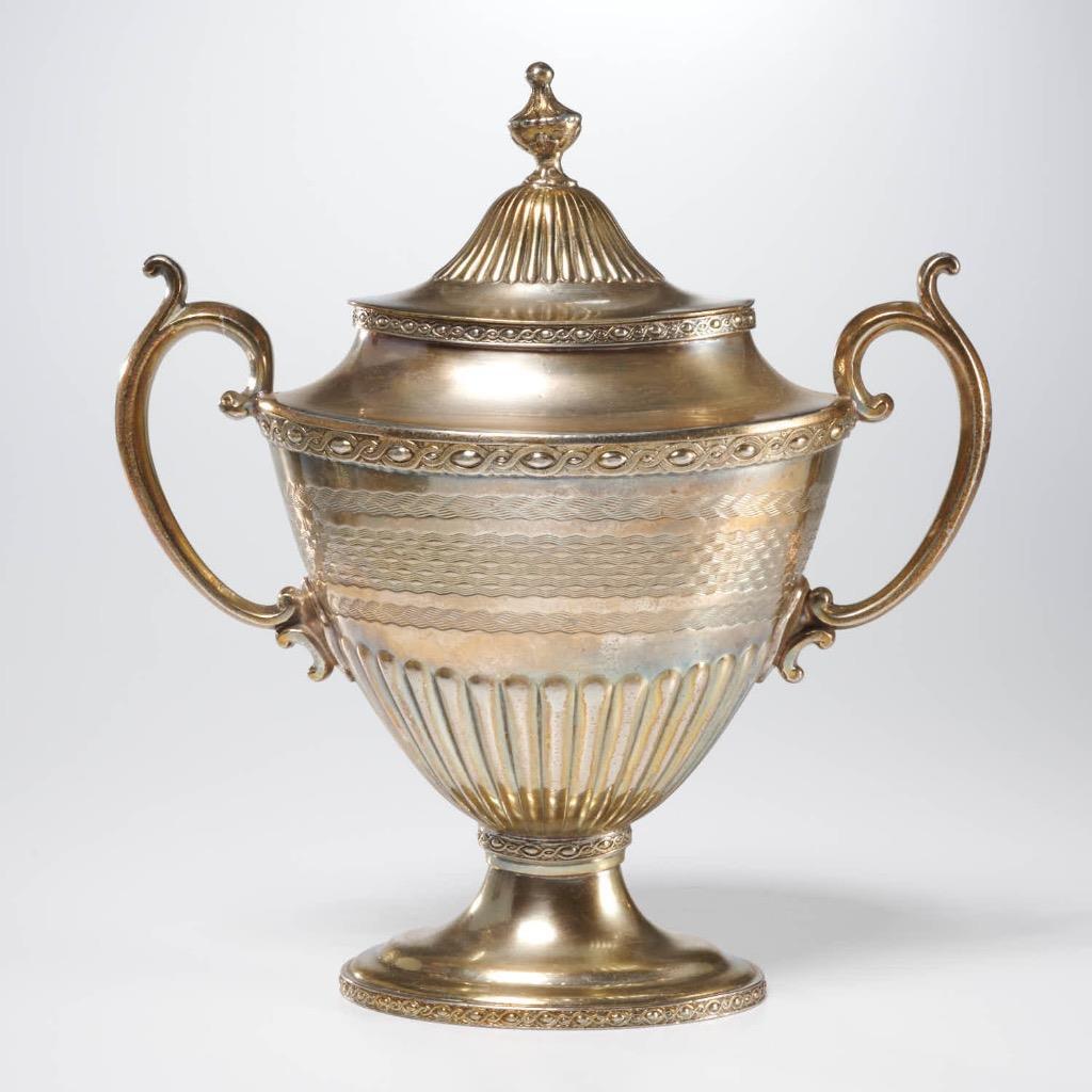 Reed & Barton 1799 Engine Turned Silverplate Coffee/Tea Pot Sugar Bowl Creamer
