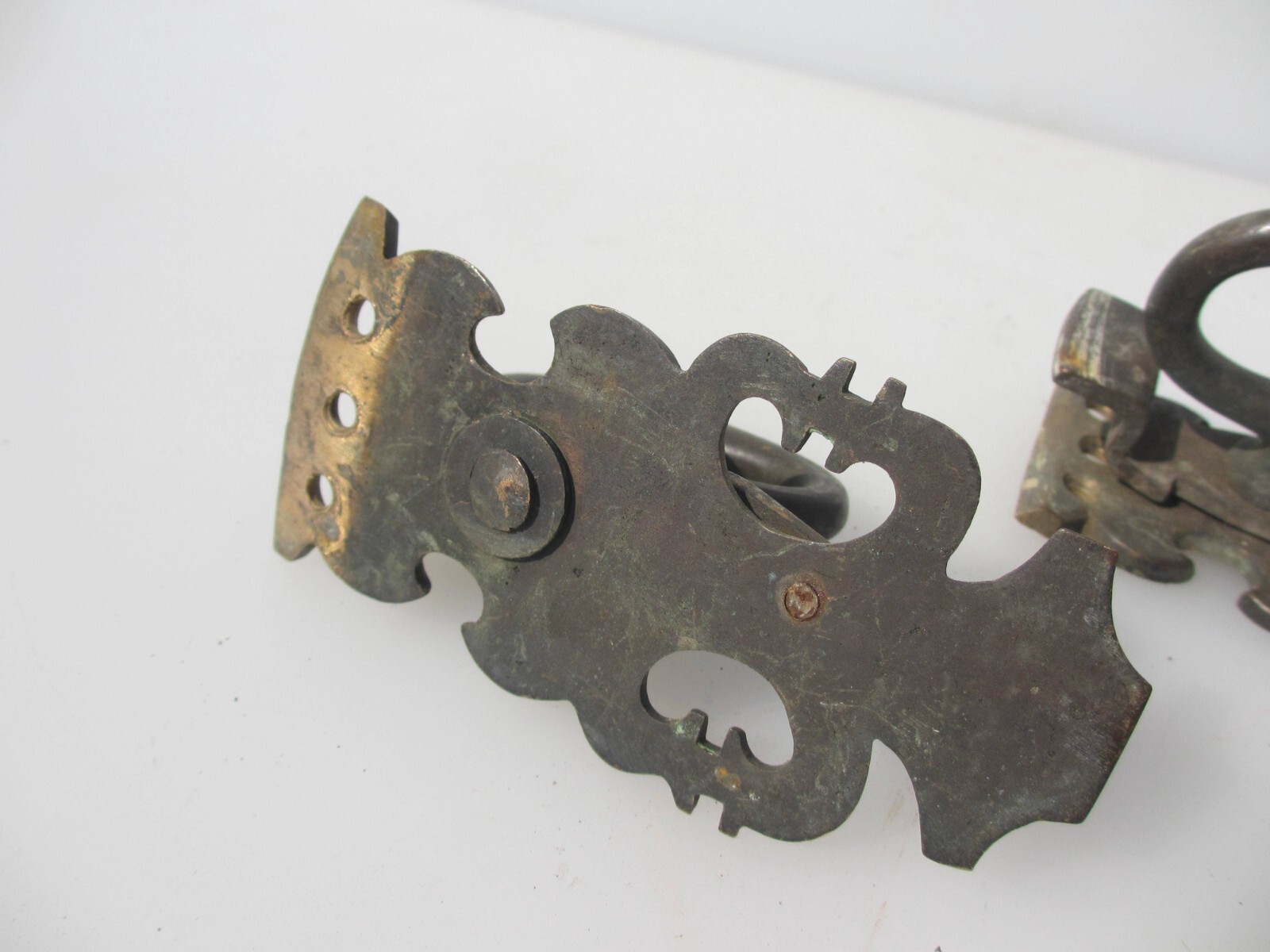 Victorian Brass Handles Pulls Chest? Antique Old Vintage — MYSTERY ITEMS —