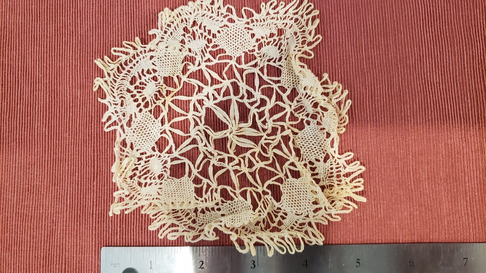 Antique pre 1920s Vintage Hand beautiful Doilies crochet handwork