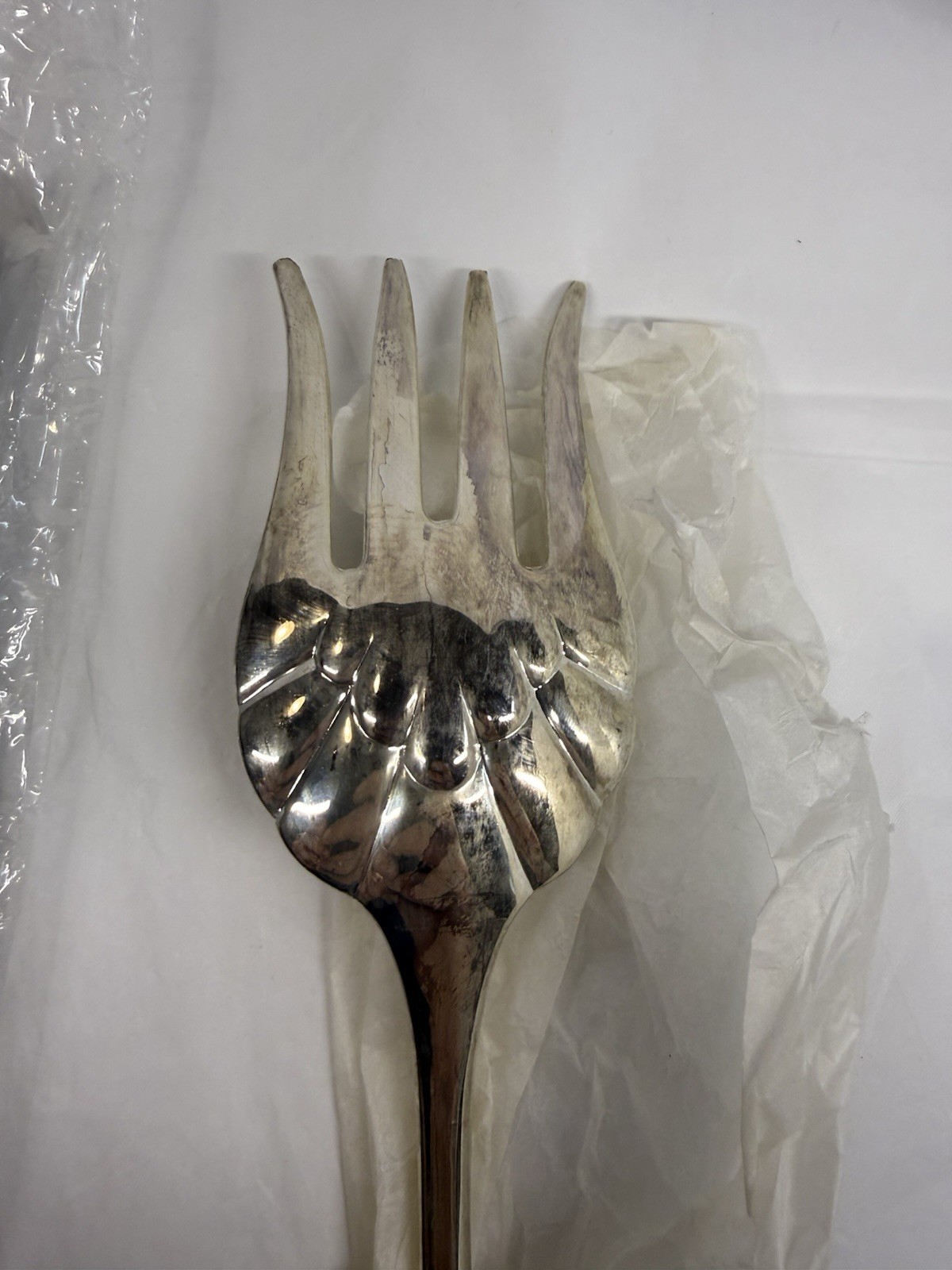 VINTAGE ROYAL LIMITED serving Fork Silver Plated 10” New