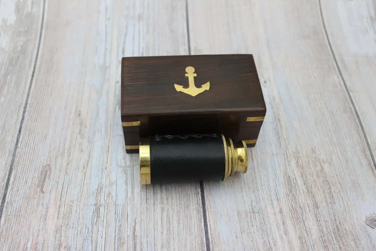 Brass Telescope With Box Nautical Working Telescope Functional & Decorative Gift
