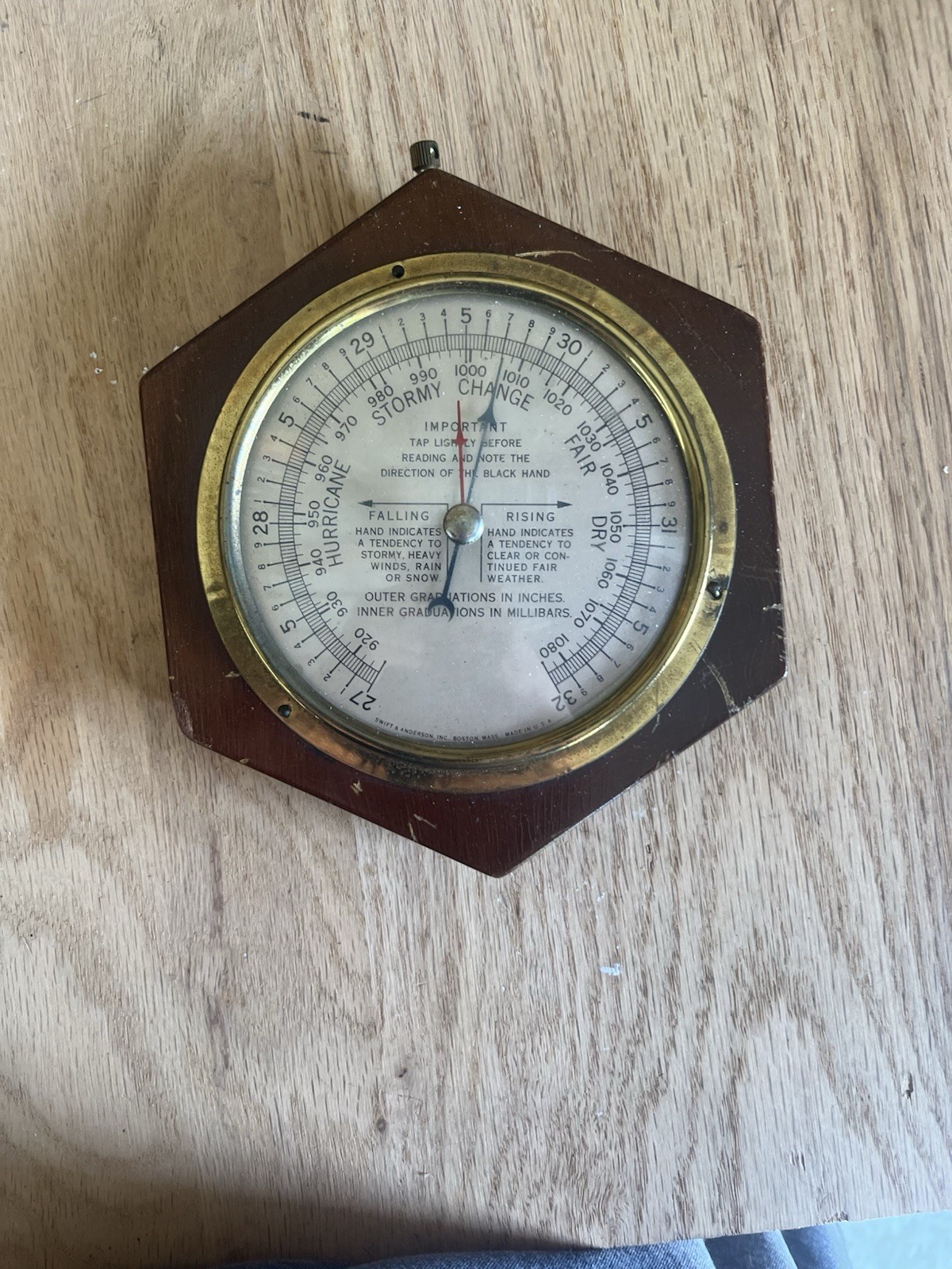 Swift & Anderson Barroneyer Barometer