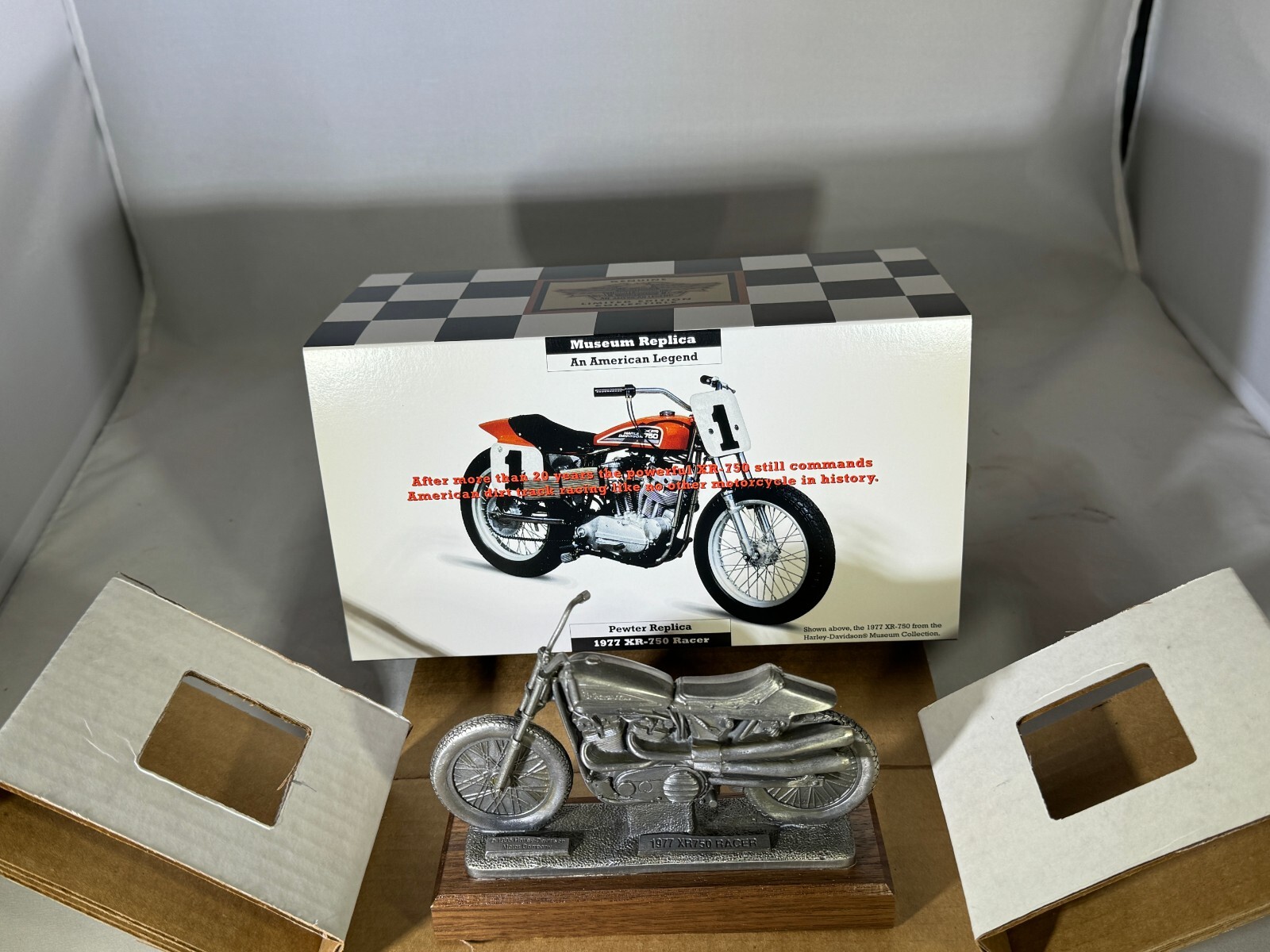 NEW Harley Davidson XR750 Racer Metal Sculpture in Original Box 99305-95VT