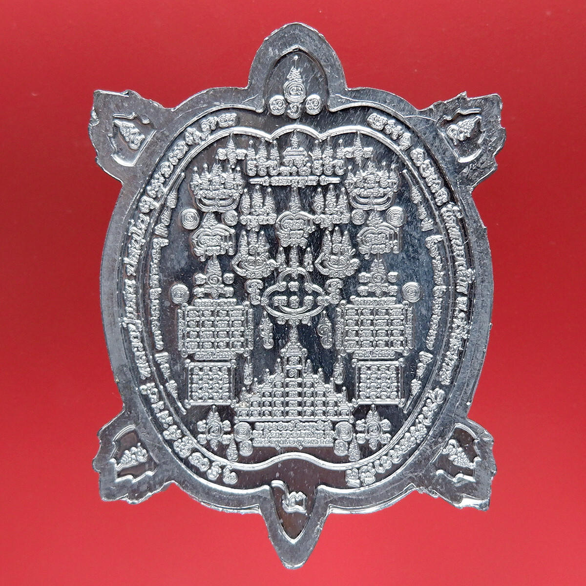 FREE Waterproof Case Genuine Lead Thai Amulet Pendant LP SAEN Turtle Shape Magic