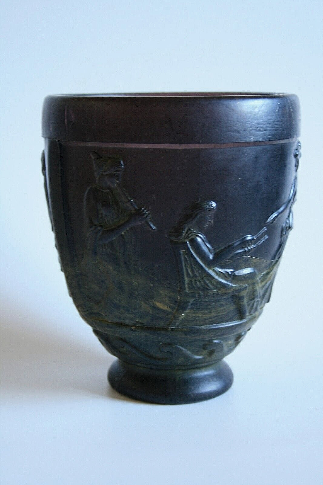 ANTIQUE ART NOUVEAU GEORGES DE FEURE GLASS VASE – CIRCA 1915/20