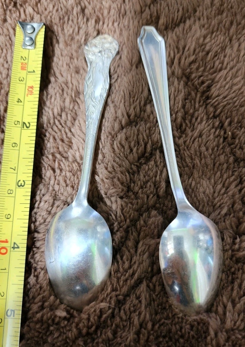 c1931 ALDEN & c1909 LILYTA SILVERPLATED 5 O’CLOCK TEA – COFFEE SPOONS 🍵☕️