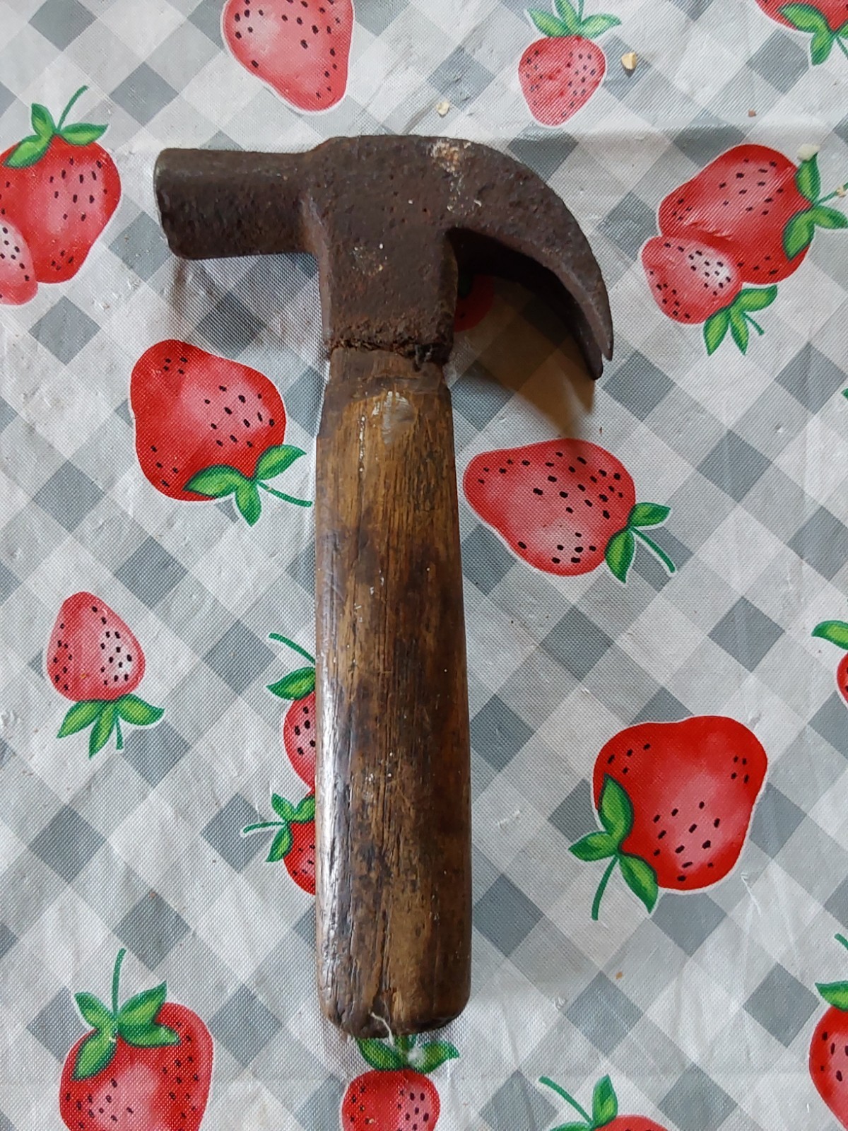 Primitive Handmade Wood Handled Hammer