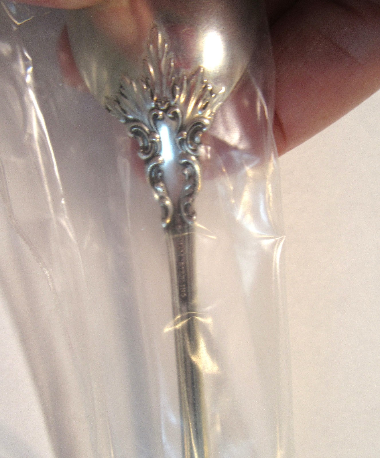 Gorham Chantilly Sterling Iced Tea Spoon 7 5/8″ New in Sealed Bag – 6 Available