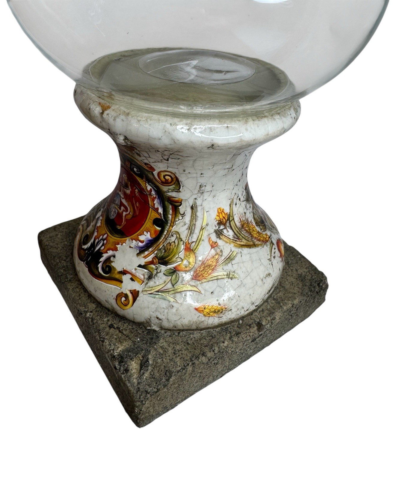 Majolica Vase-Montelupo Fiorentino Emblem