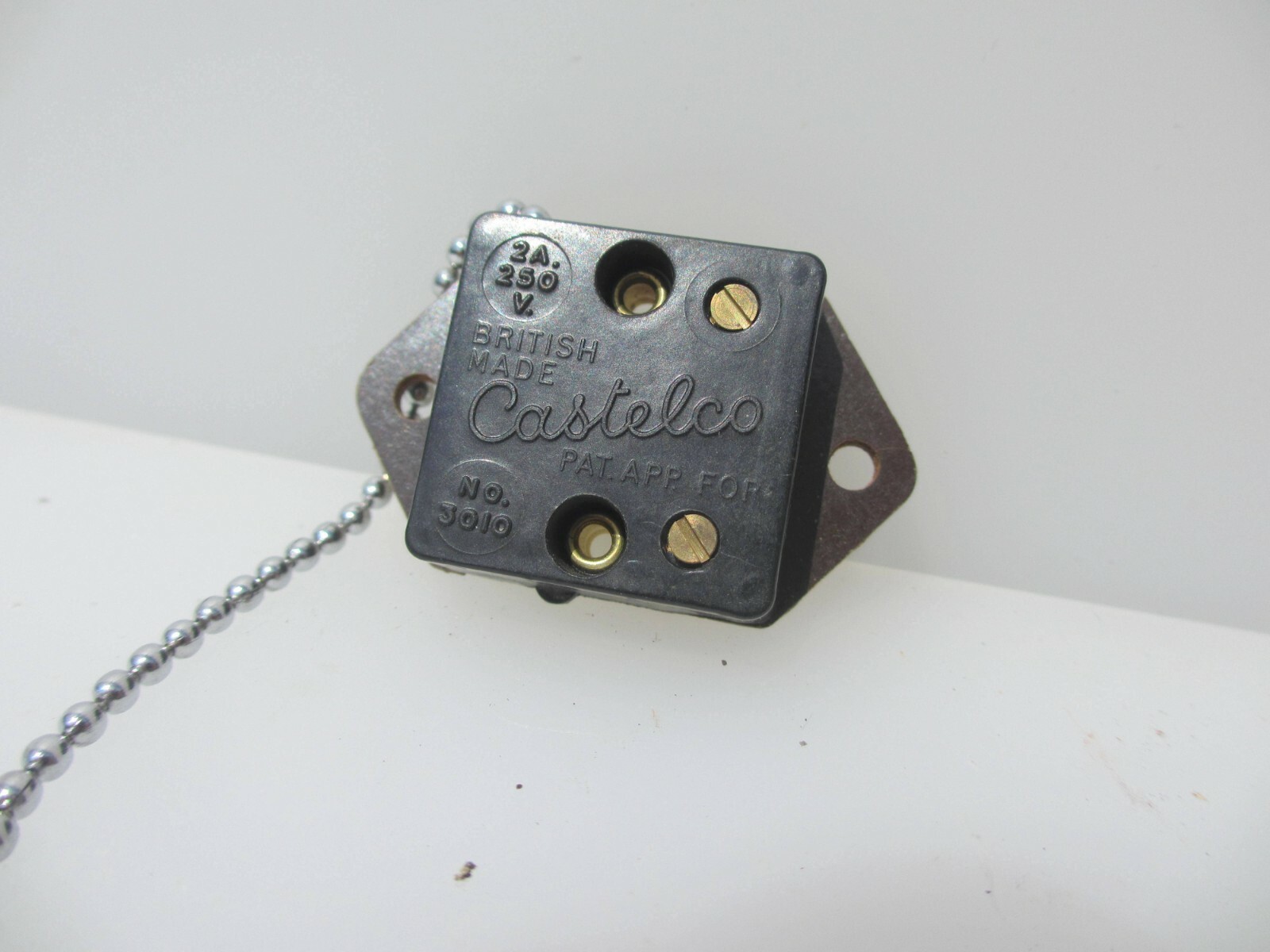 Vintage Bakelite Light Switch Pull Antique Old Art Deco Dolly Retro Plastic Lamp