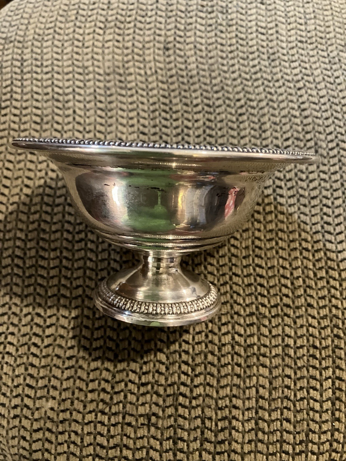 Rogers Sterling Silver Weighted Reinforced Candy Dish Pedestal Bowl # 145A