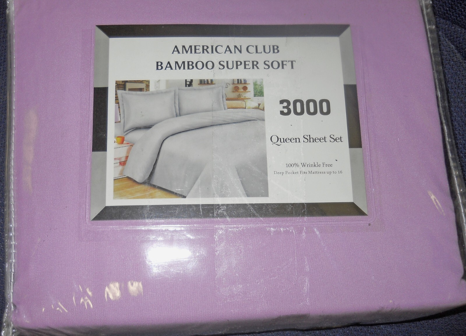Queen Four Pieces Set Bamboo Super Soft Flat Fitted Sheets and Pillowcases 43
