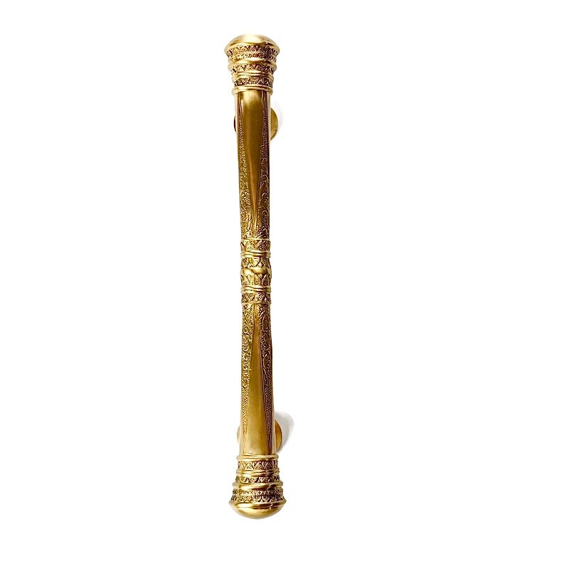19″ Engraved Solid Brass D‑Pull — 50cm Etched Design Heavy Door/Grab Handle GRAB