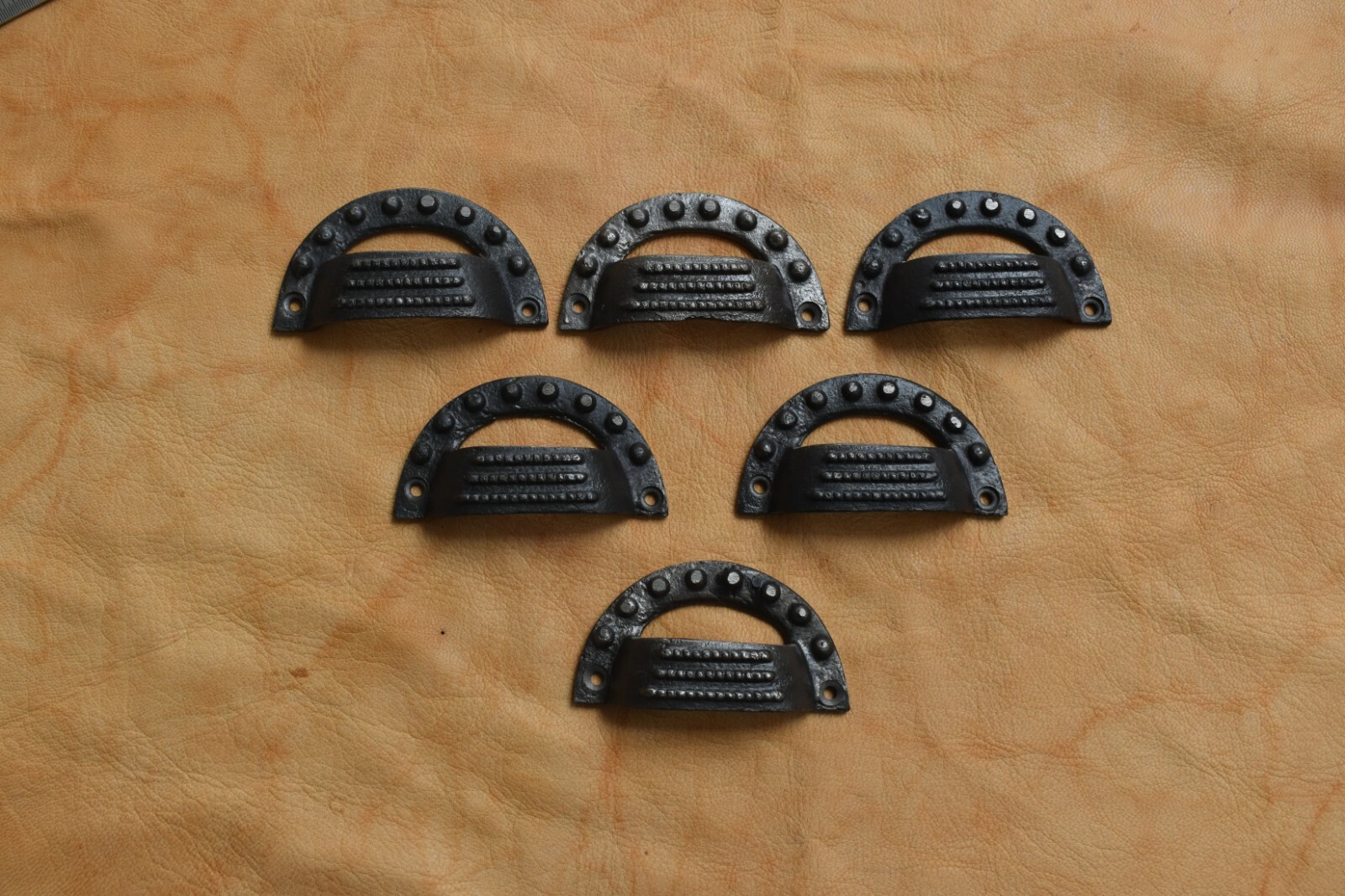 cast iron Cupboard Drawer Handles | Kitchen Shaker Knobs | Cup Handle 6 pcs lot
