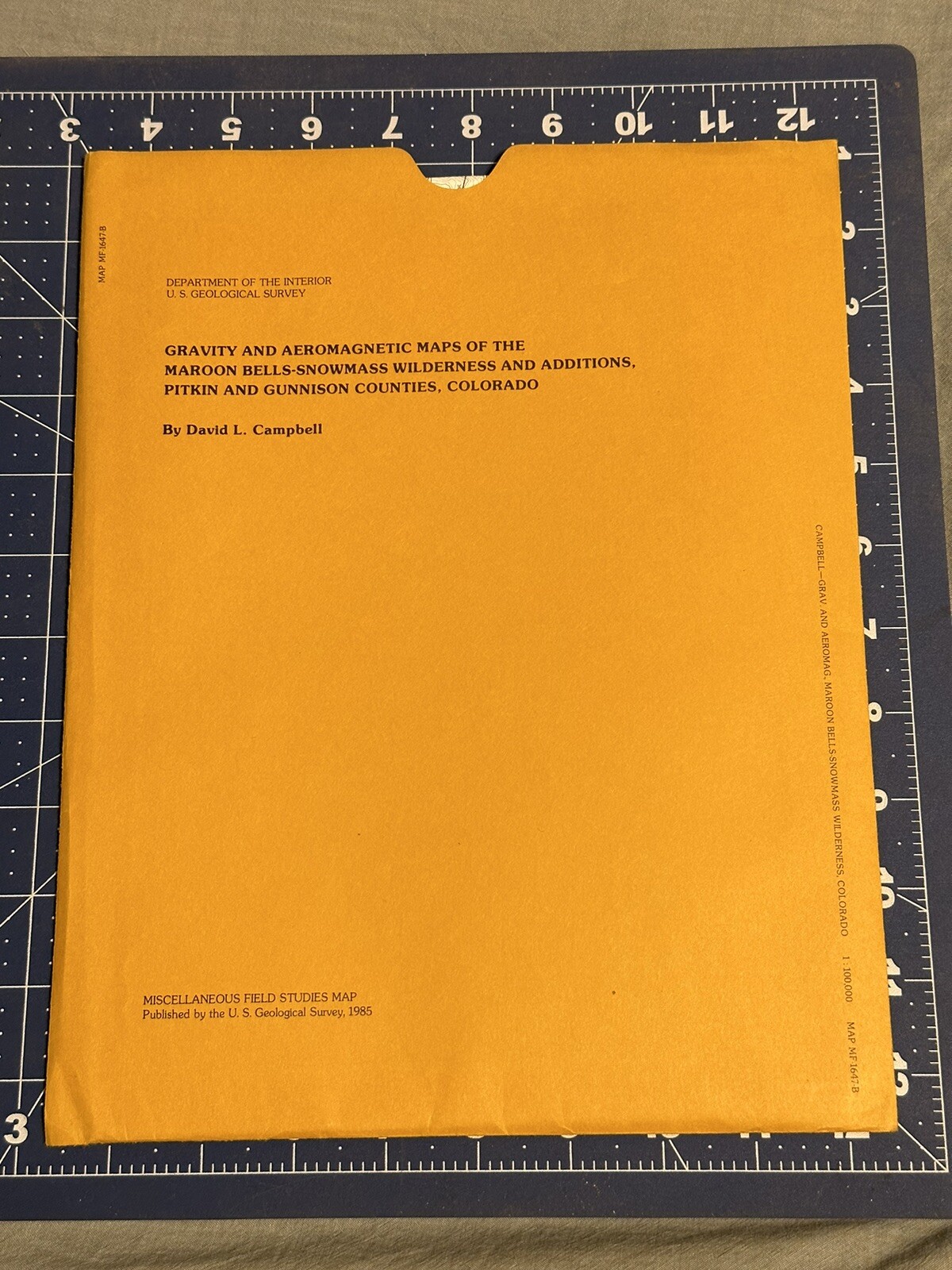 Miscellaneous Field Studies Map MF-1647-B (1985)